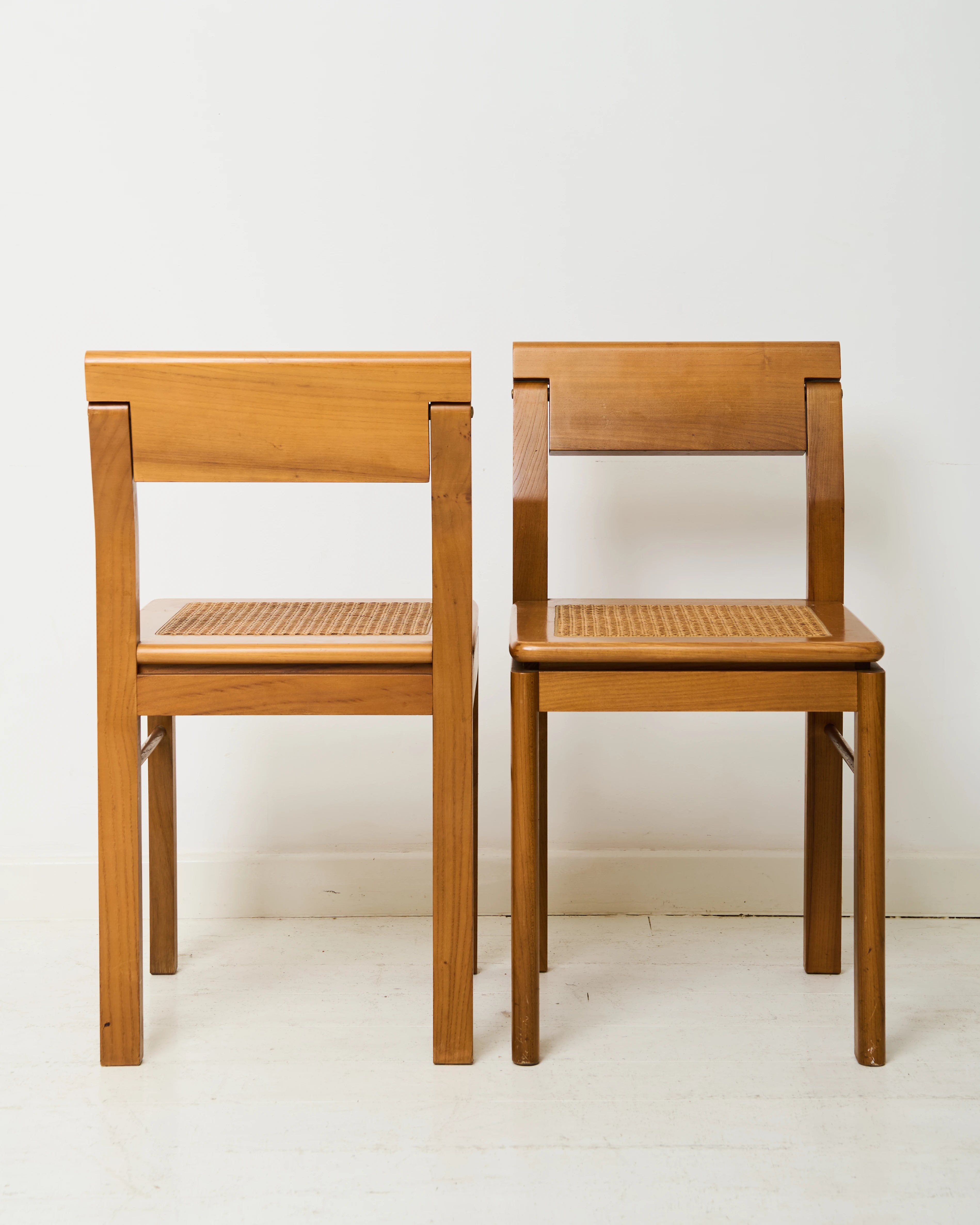 Chaises scandinaves à dossier modulable (4), 1970s