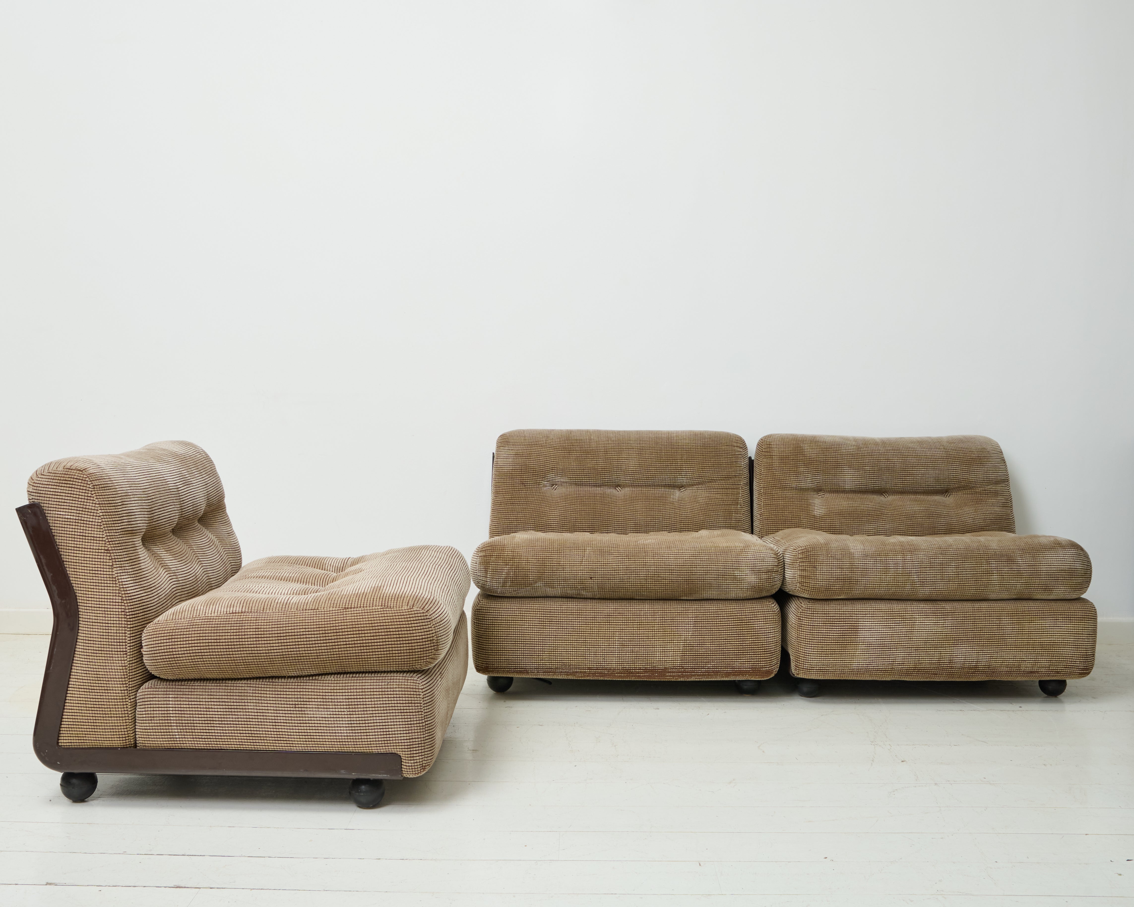 Chauffeuse "Amanta" (1 sur 3), Mario Bellini, B&B Italia, 1970-1980