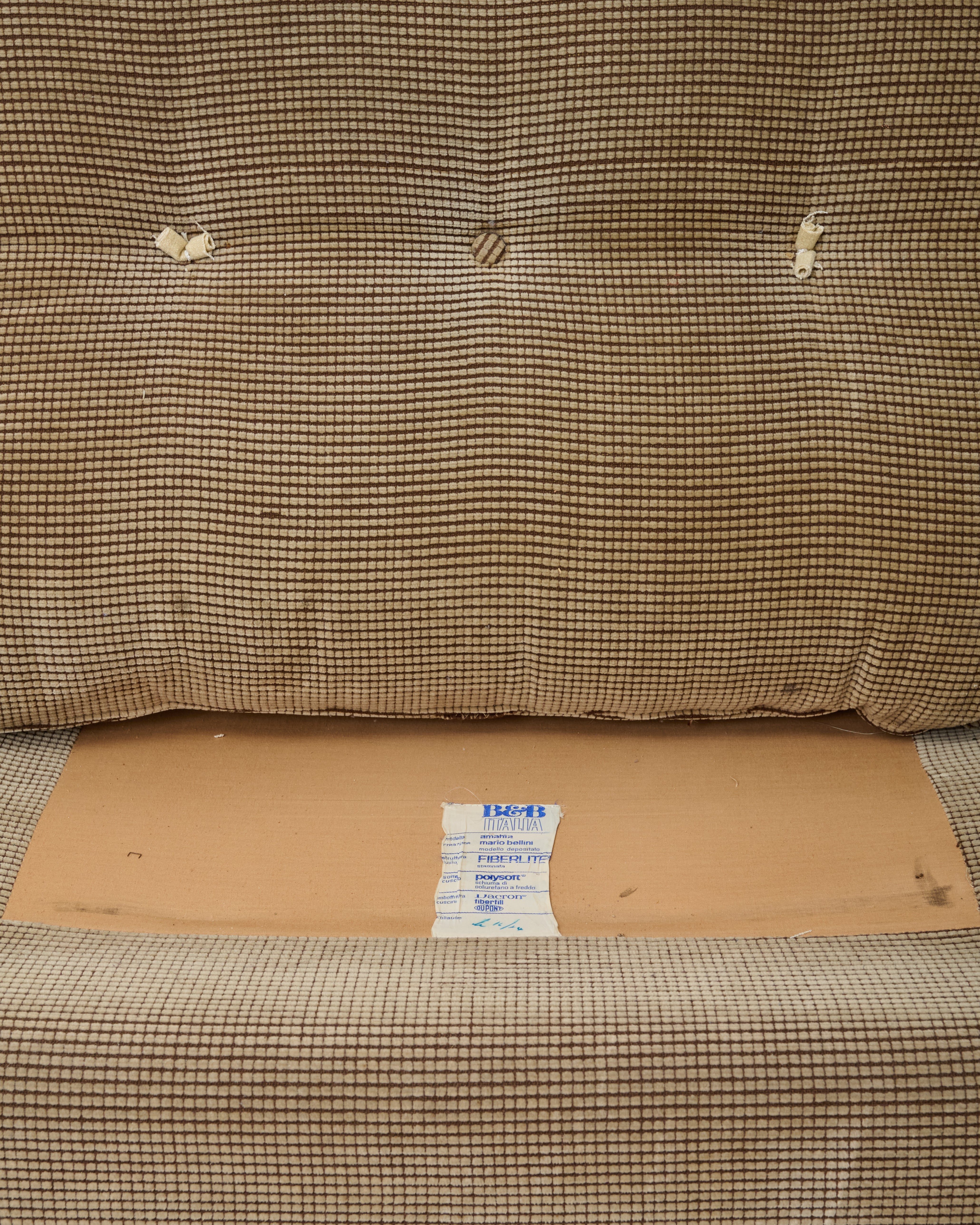 Chauffeuse "Amanta" (1 sur 3), Mario Bellini, B&B Italia, 1970-1980