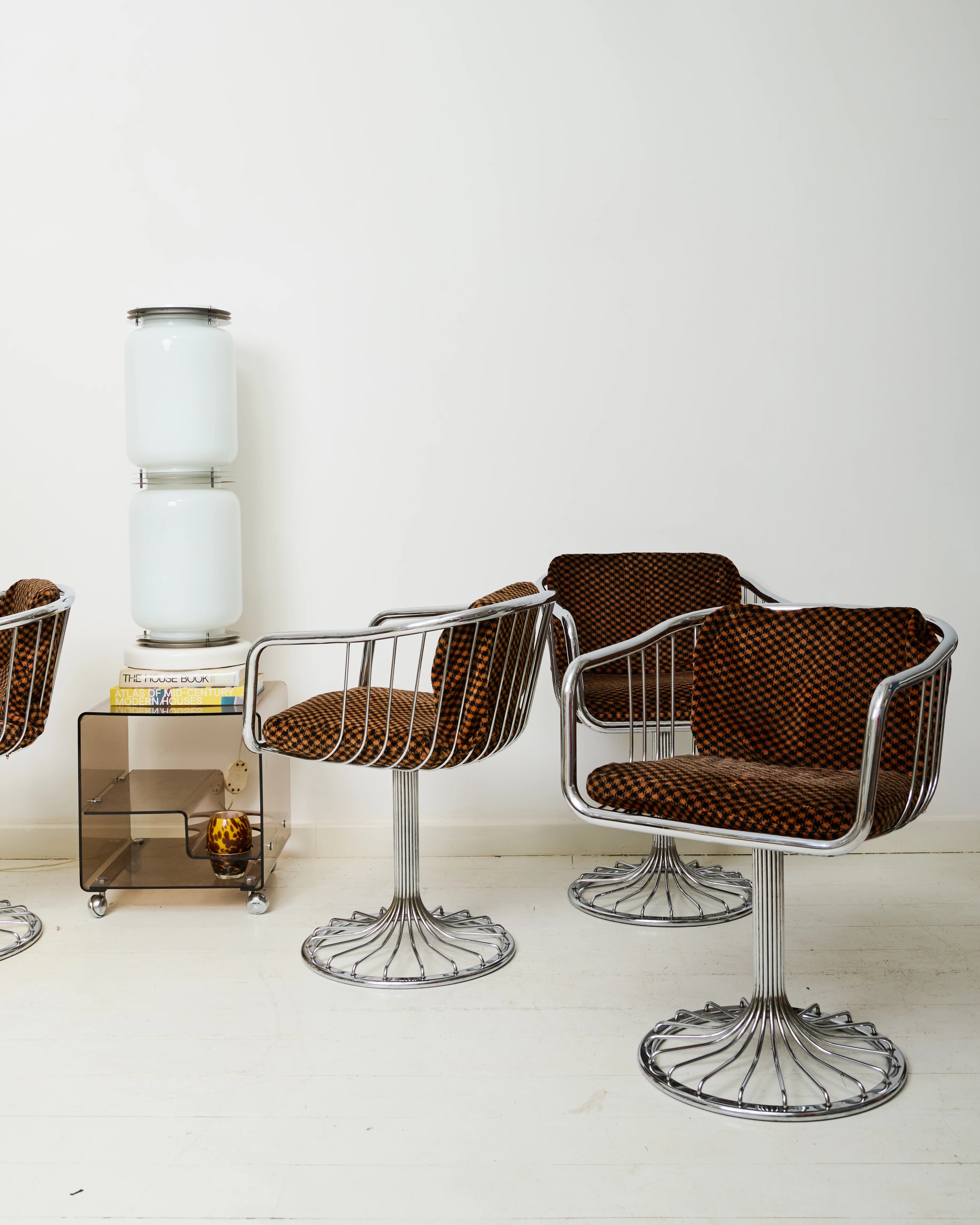 Paire de fauteuils tulipe, dlg Gastone Rinaldi, 1970s