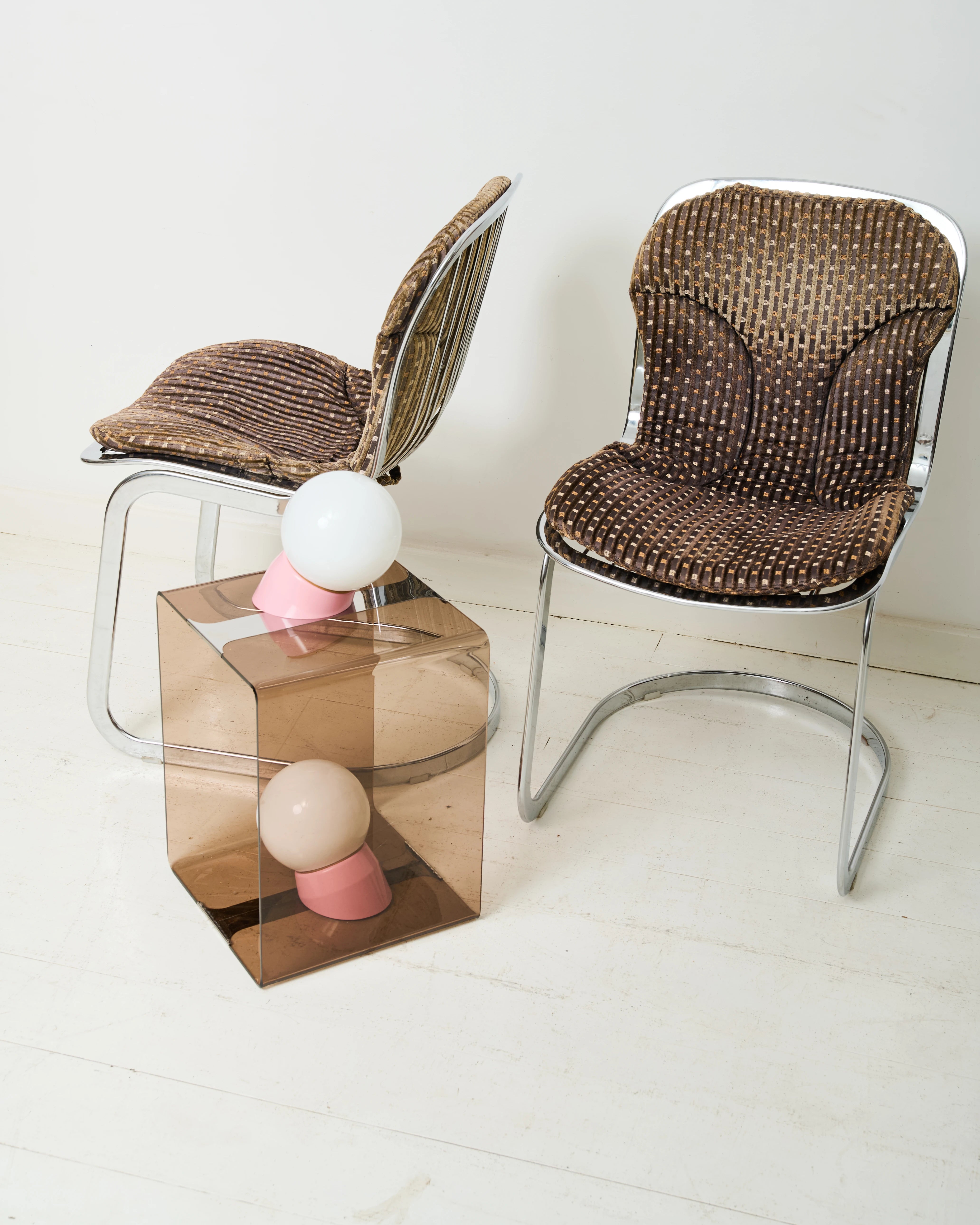 Paire de chaises, Gastone Rinaldi, Cidue, 1970-1980