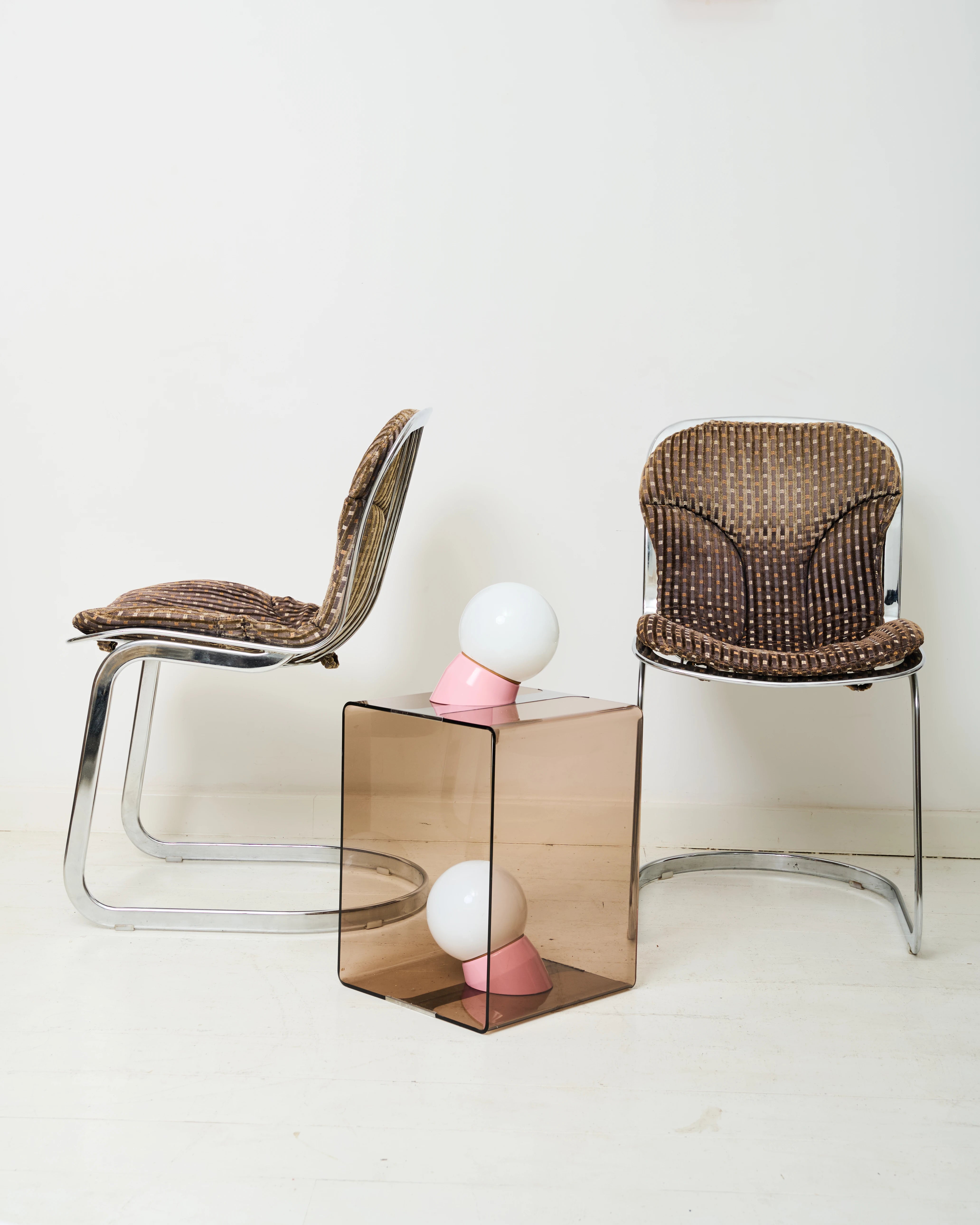 Paire de chaises, Gastone Rinaldi, Cidue, 1970-1980