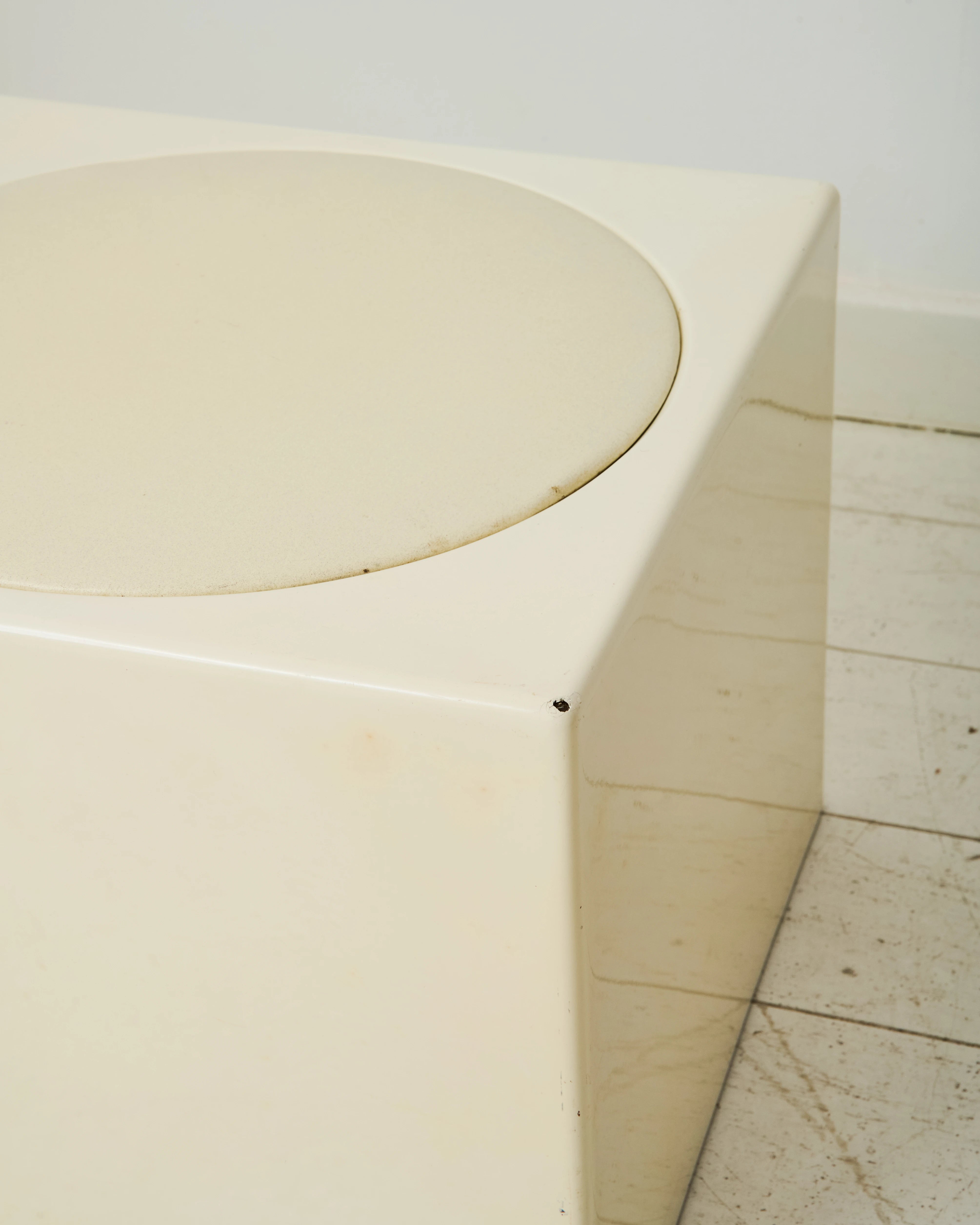 Pouf cube "Roma", Luigi Pellegrini, MIM, 1970s`