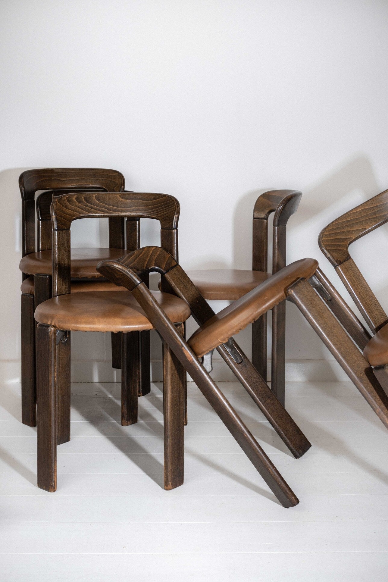 Paire de chaises (3), Bruno Rey, Dietiker, 1970s