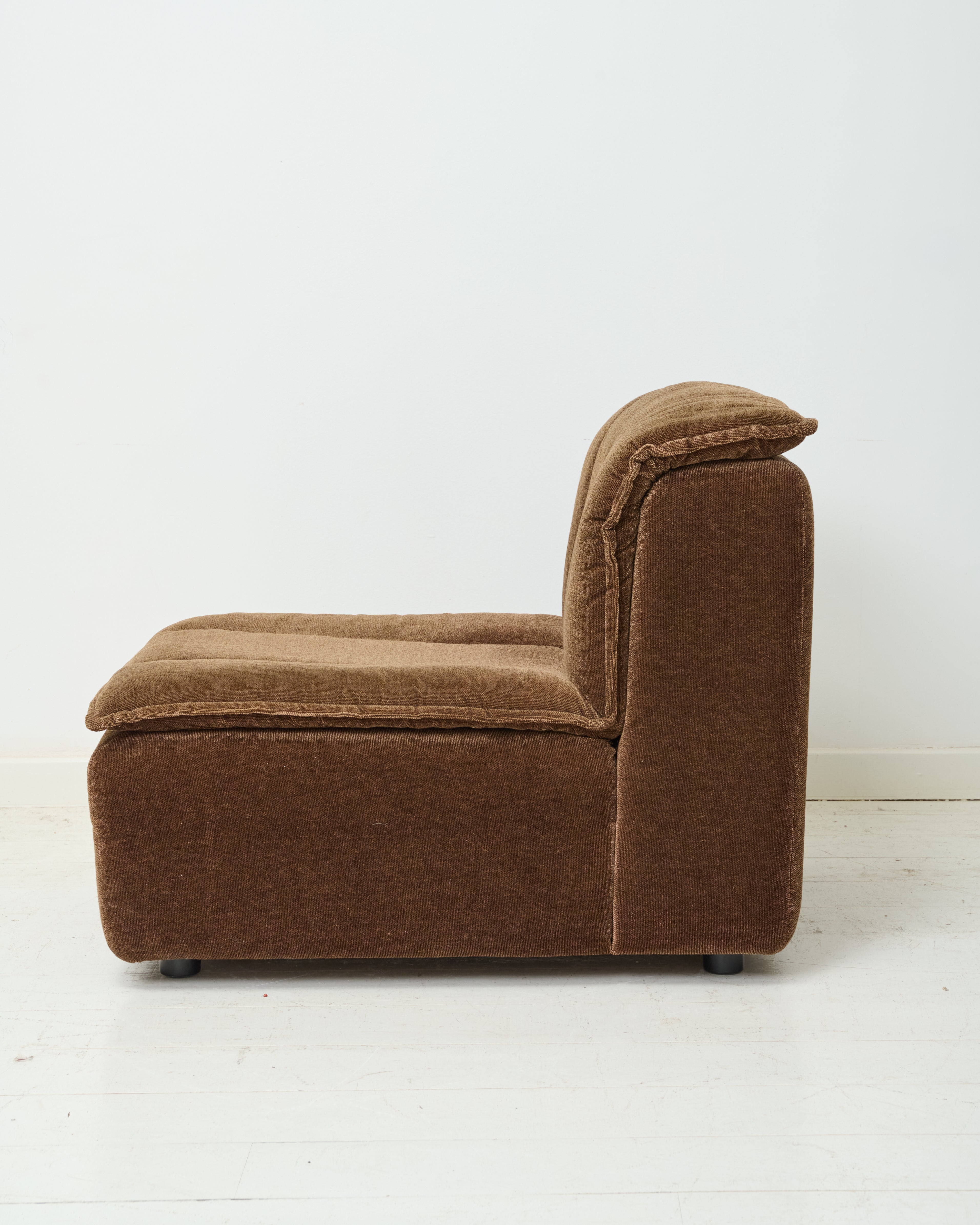 Velvet sofa, Rolf Benz, Germany, 1970s