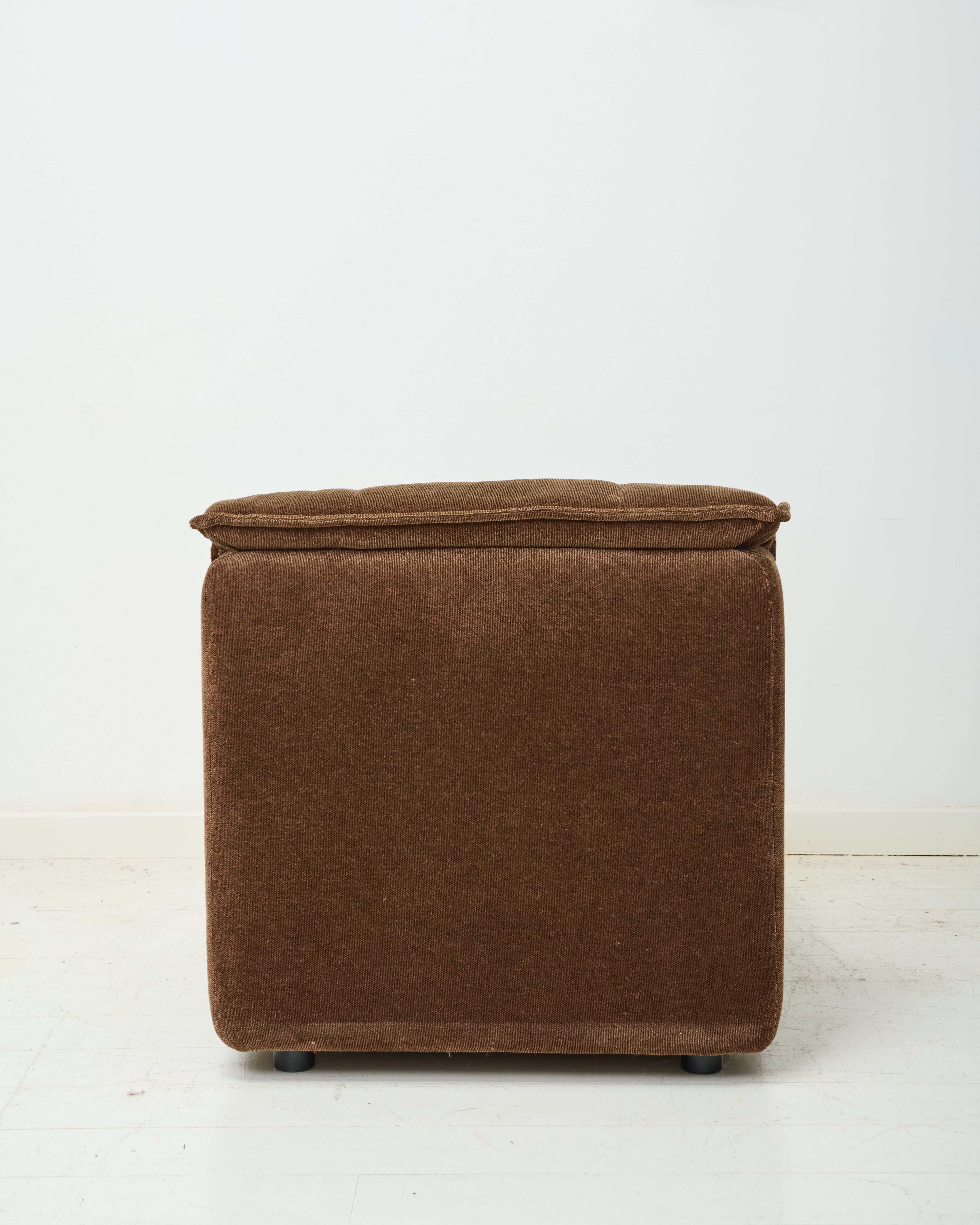 Velvet sofa, Rolf Benz, Germany, 1970s