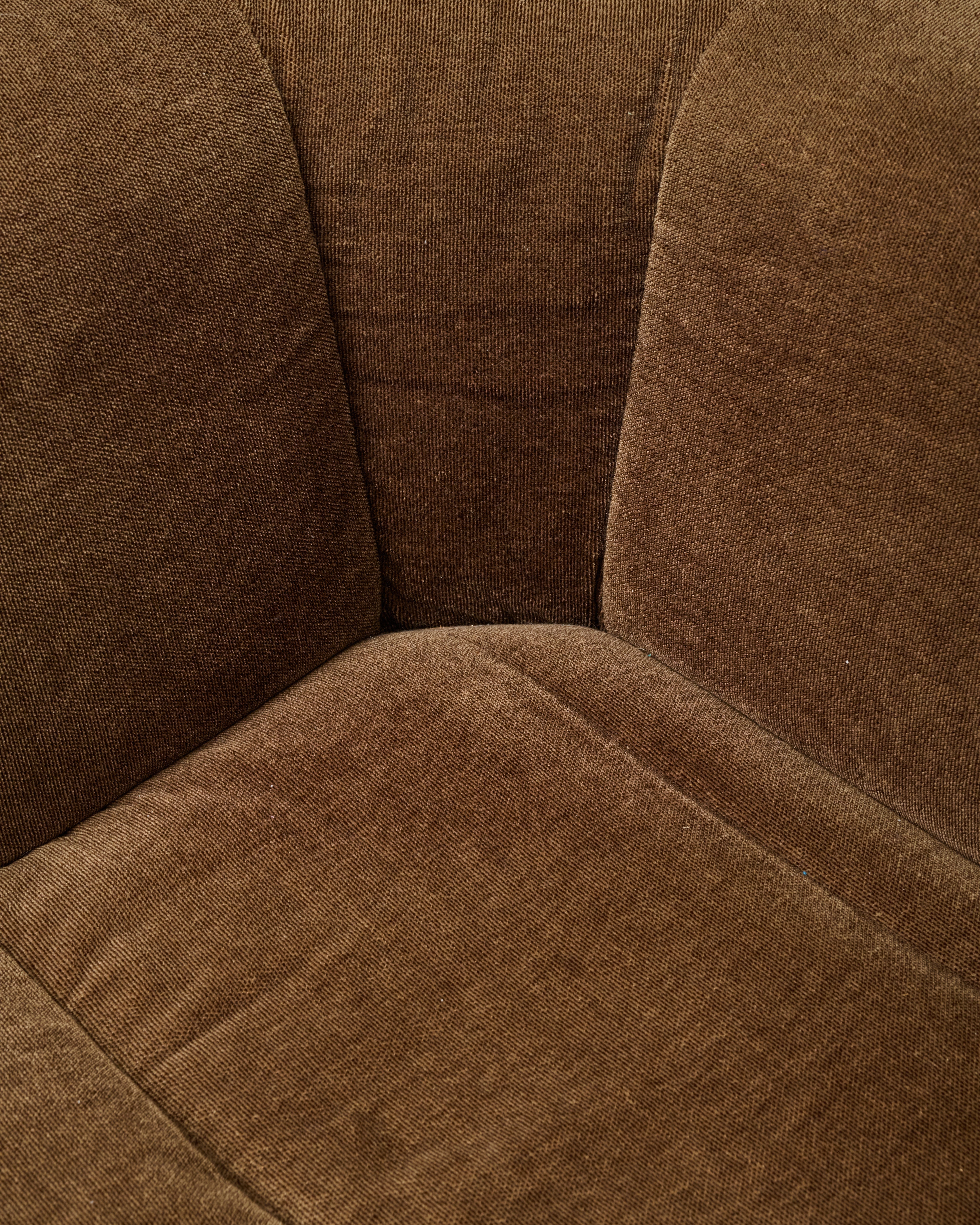 Velvet sofa, Rolf Benz, Germany, 1970s