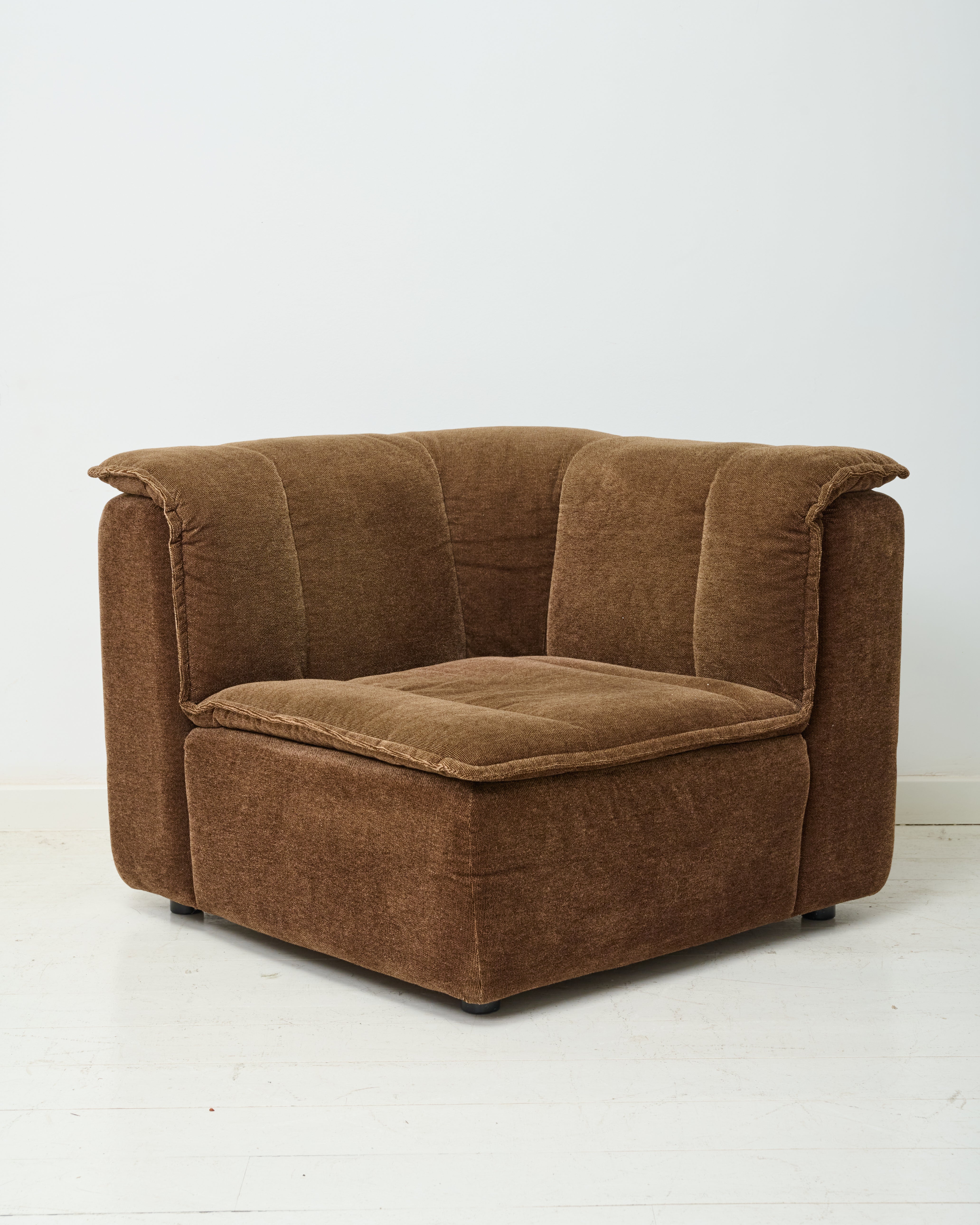 Velvet sofa, Rolf Benz, Germany, 1970s