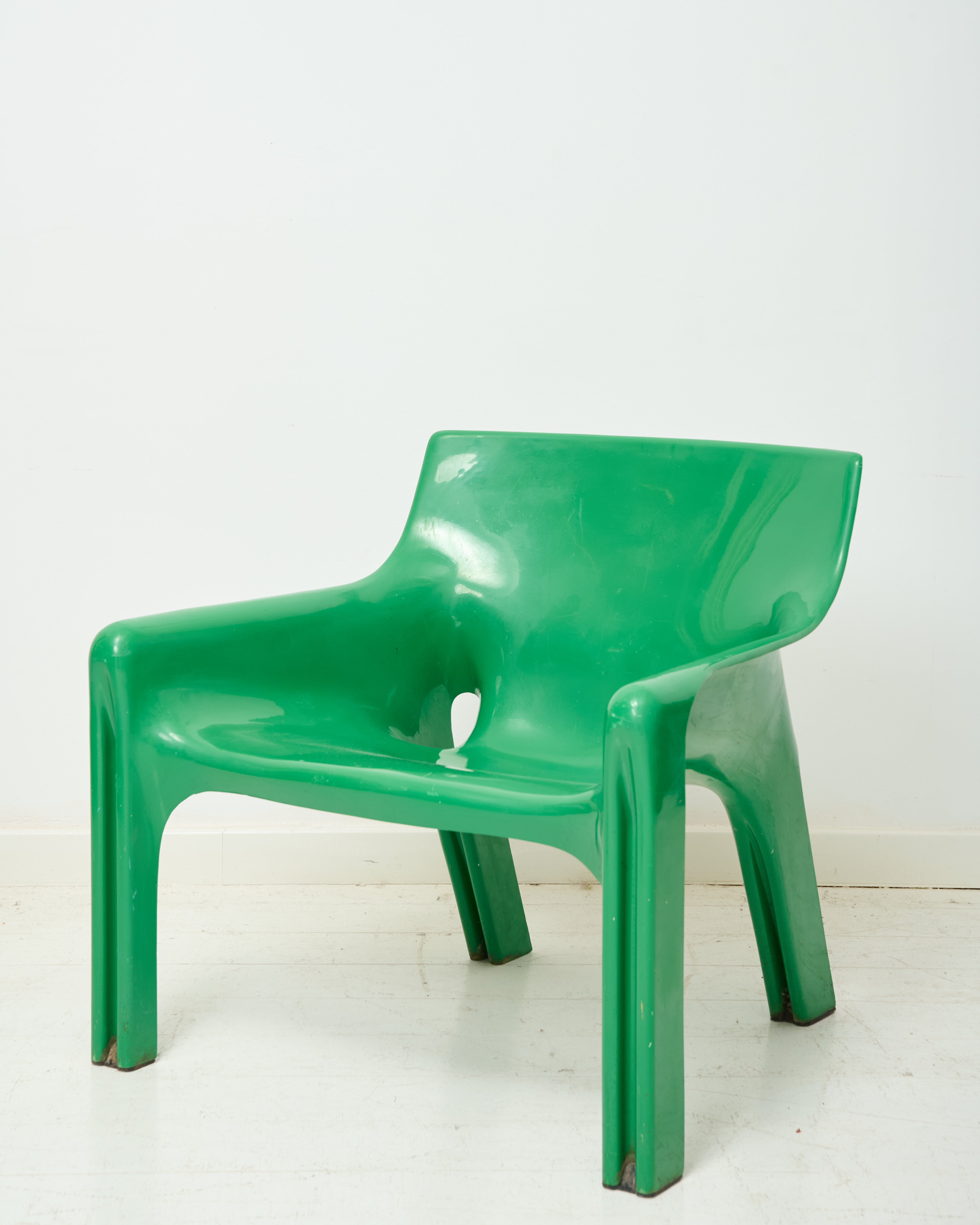Fauteuil "Vicario" (1 sur 2), Vico Magistretti, Artemide, 1970