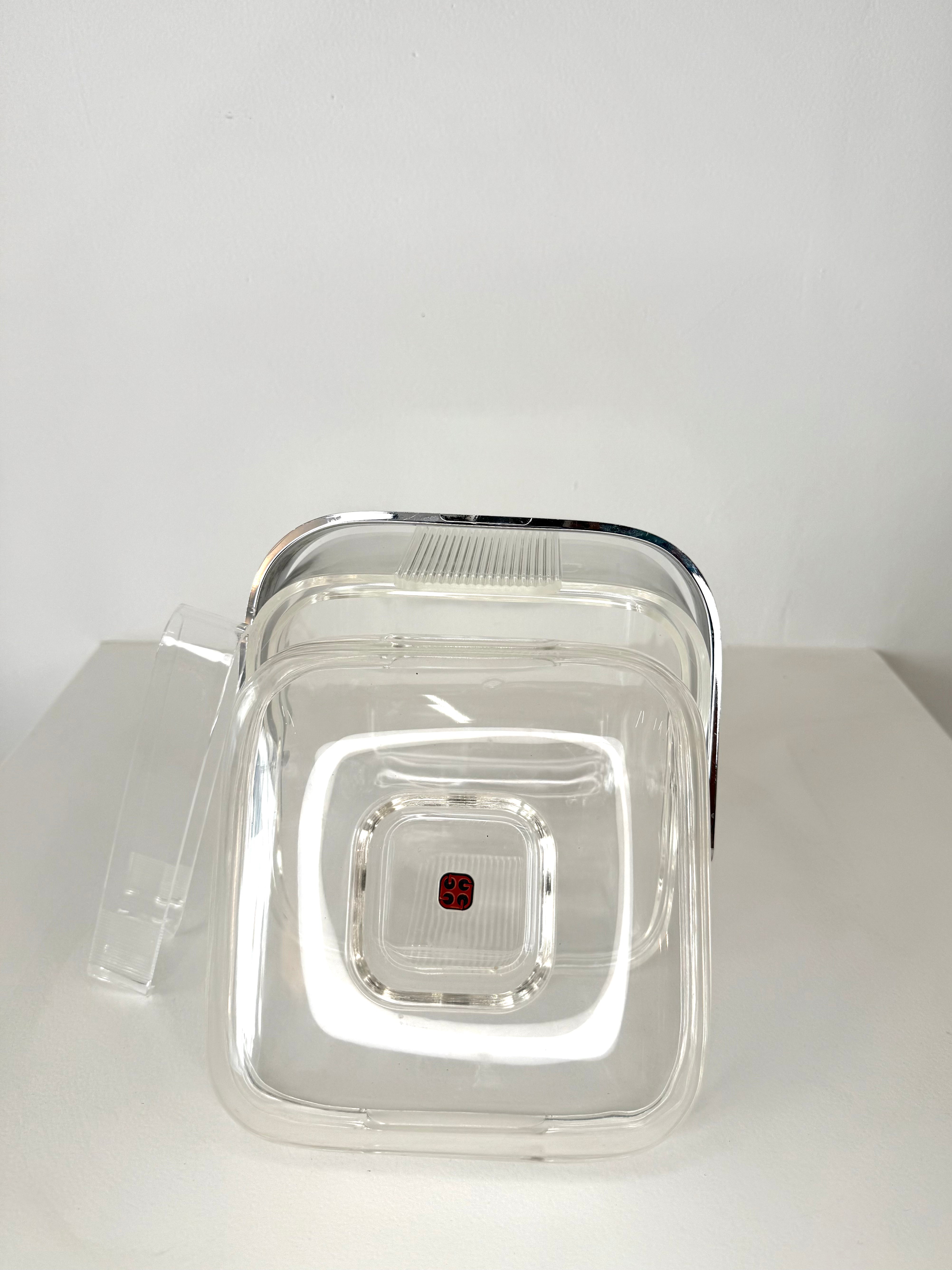 Seau à glace, Ambrogio Pozzi, Guzzini, 1980s