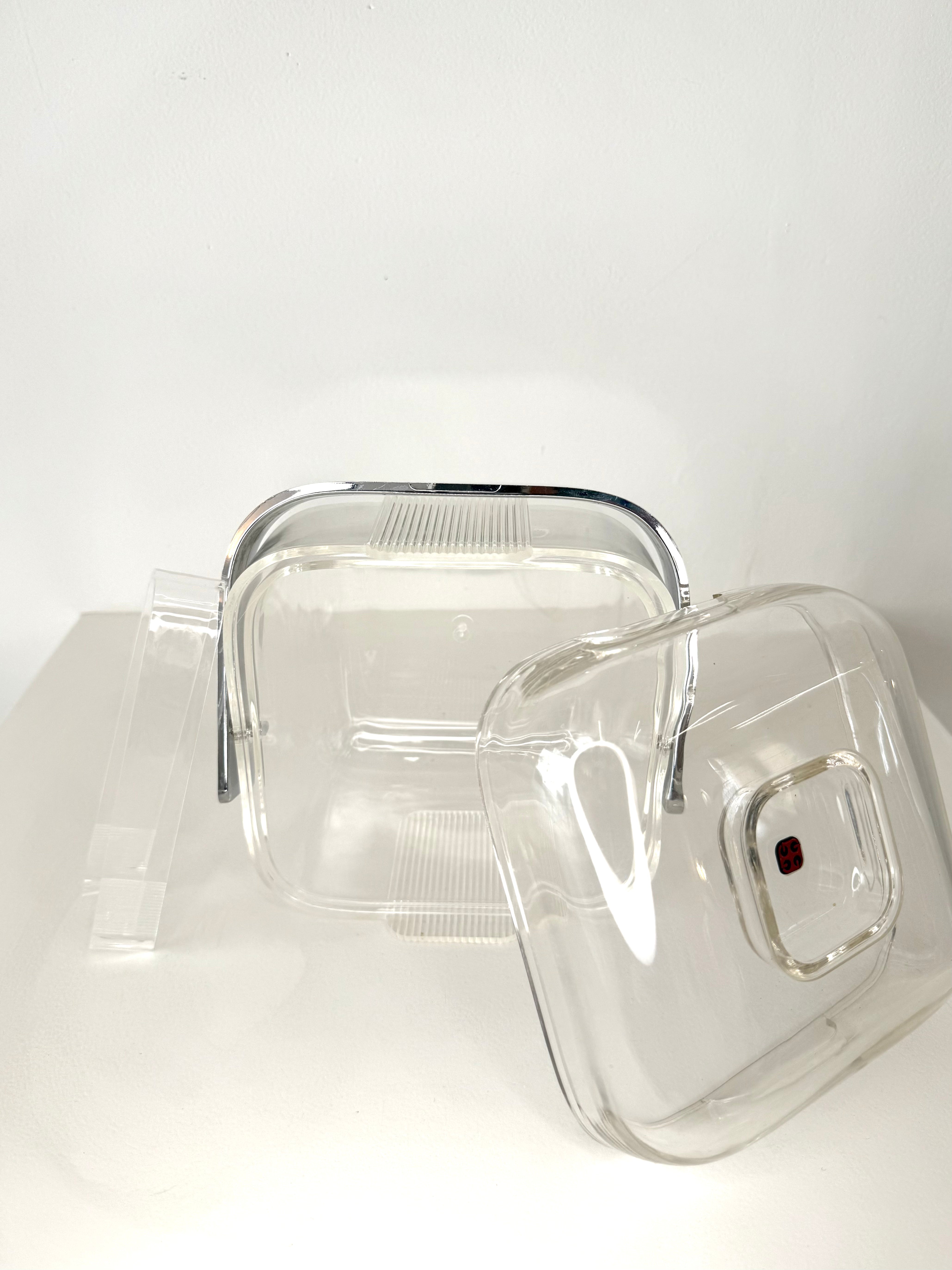 Seau à glace, Ambrogio Pozzi, Guzzini, 1980s