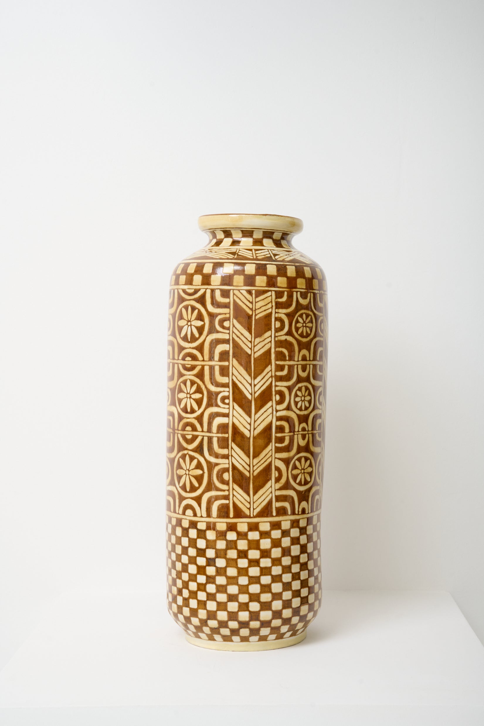 Grande jarre à motifs, 1970-1980