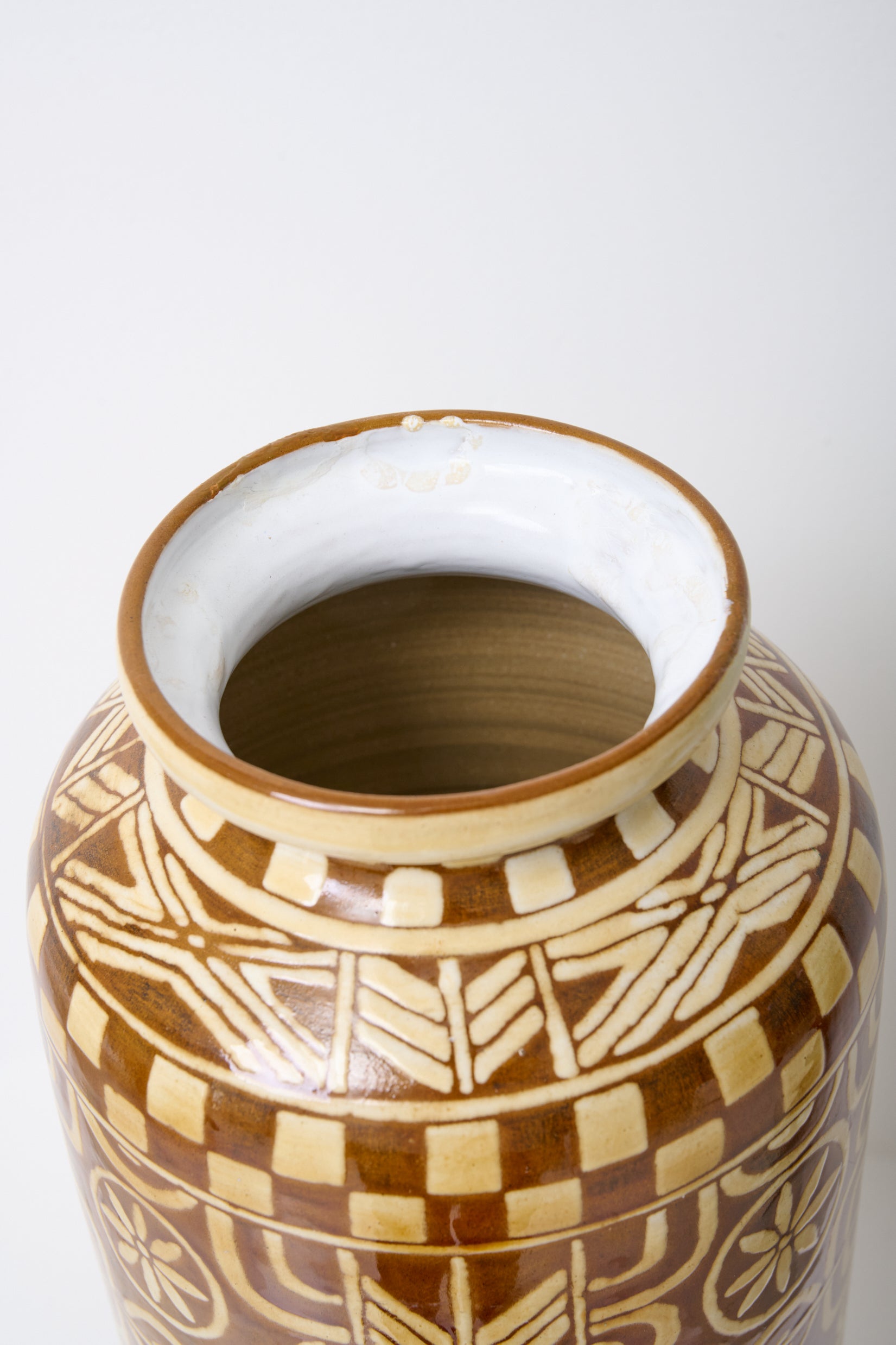 Grande jarre à motifs, 1970-1980