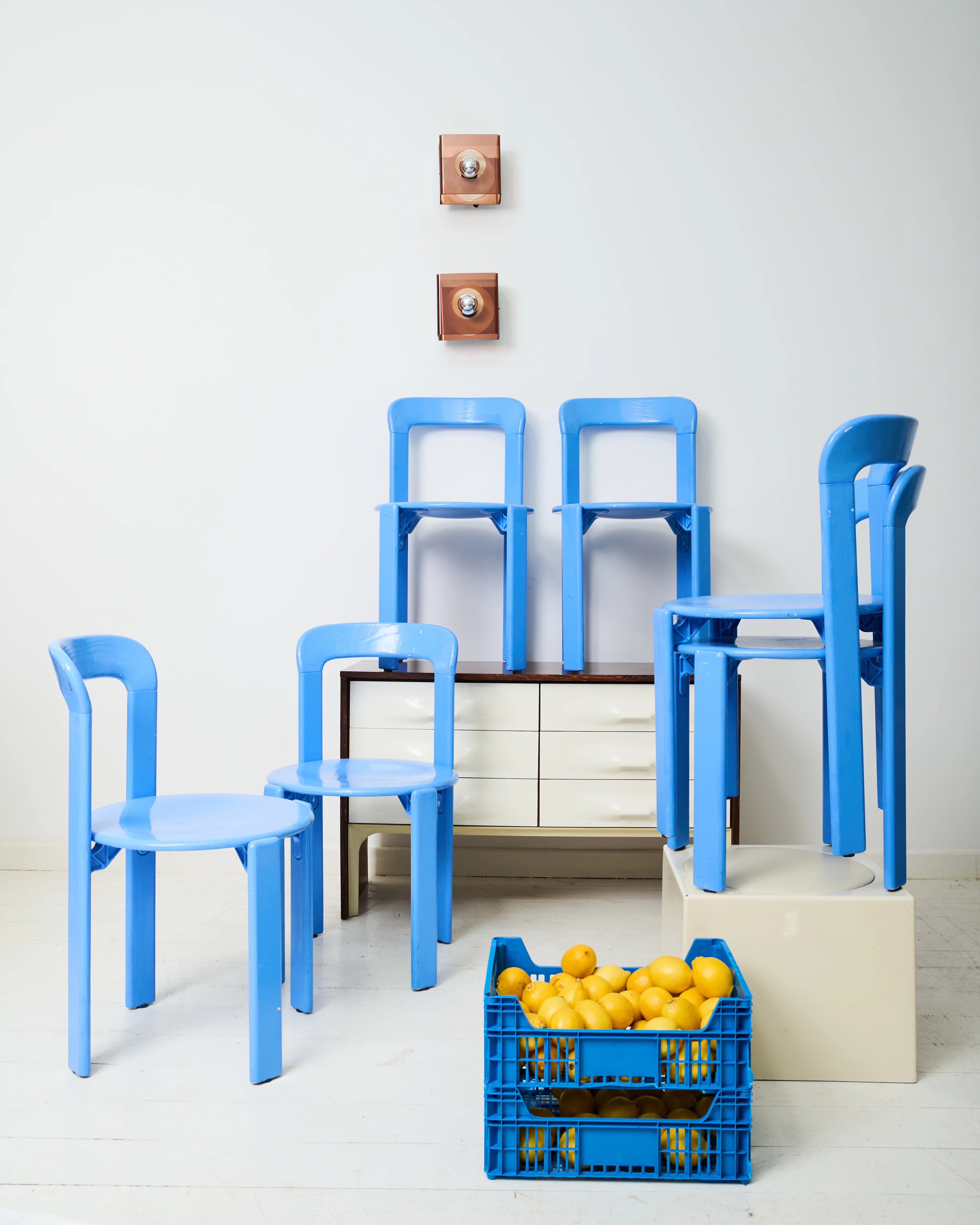 Pair of chairs (1 of 3), Bruno Rey, Dietiker, 1970s