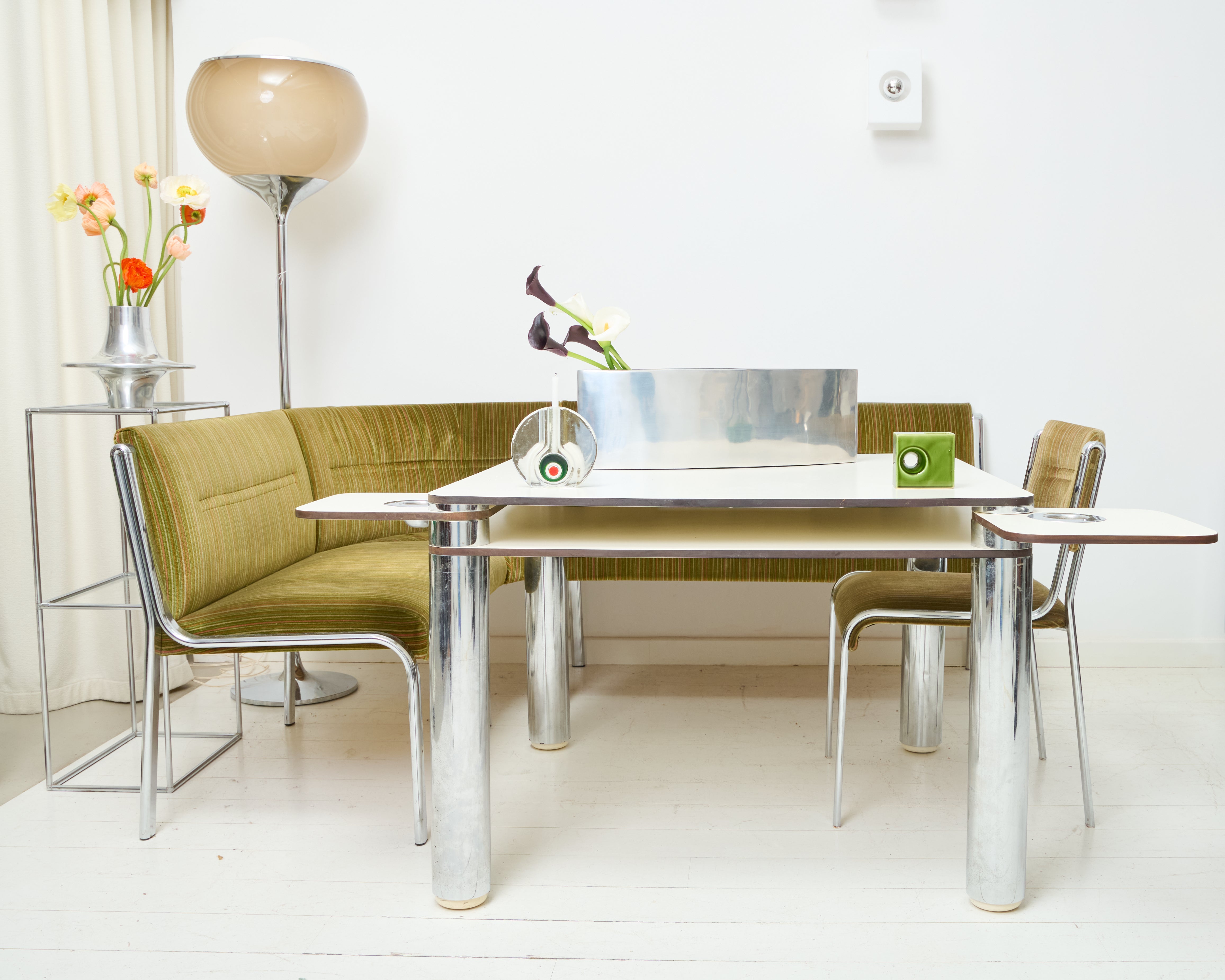 Ensemble d'assises pour salle à manger, Ekaform, 1970s