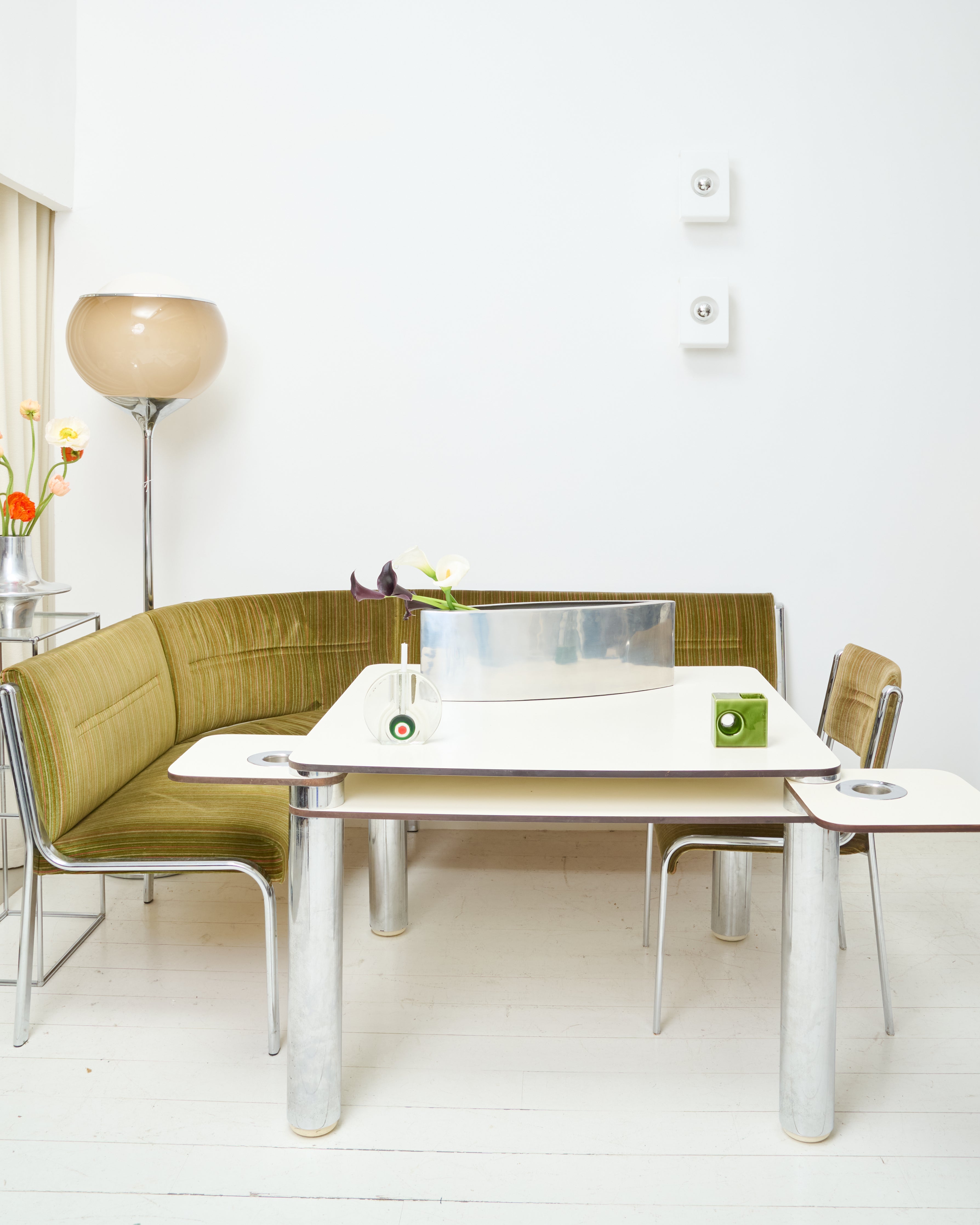 Poker table, Joe Colombo, Zanotta, 1960s