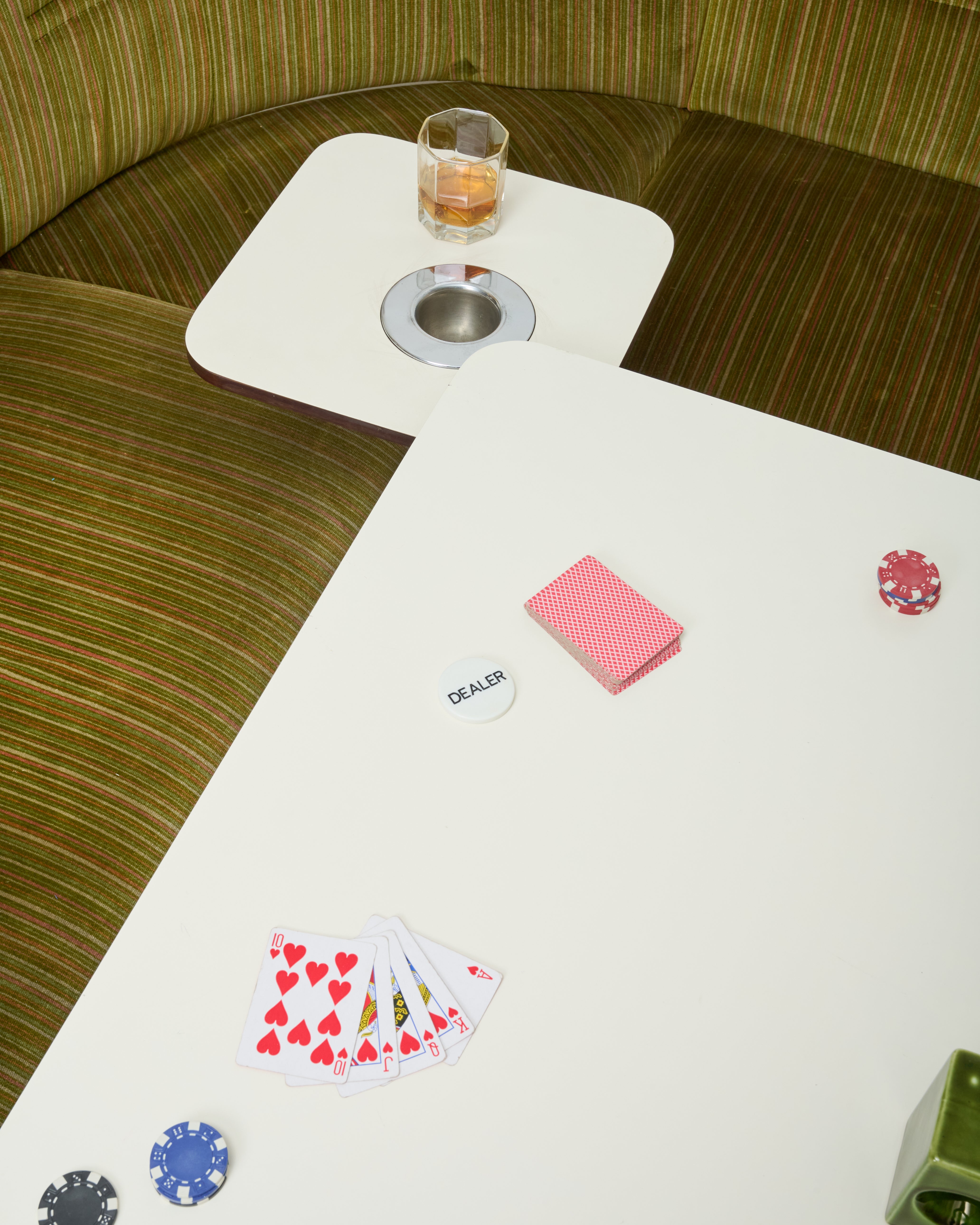 Table de poker, Joe Colombo, Zanotta, 1960s