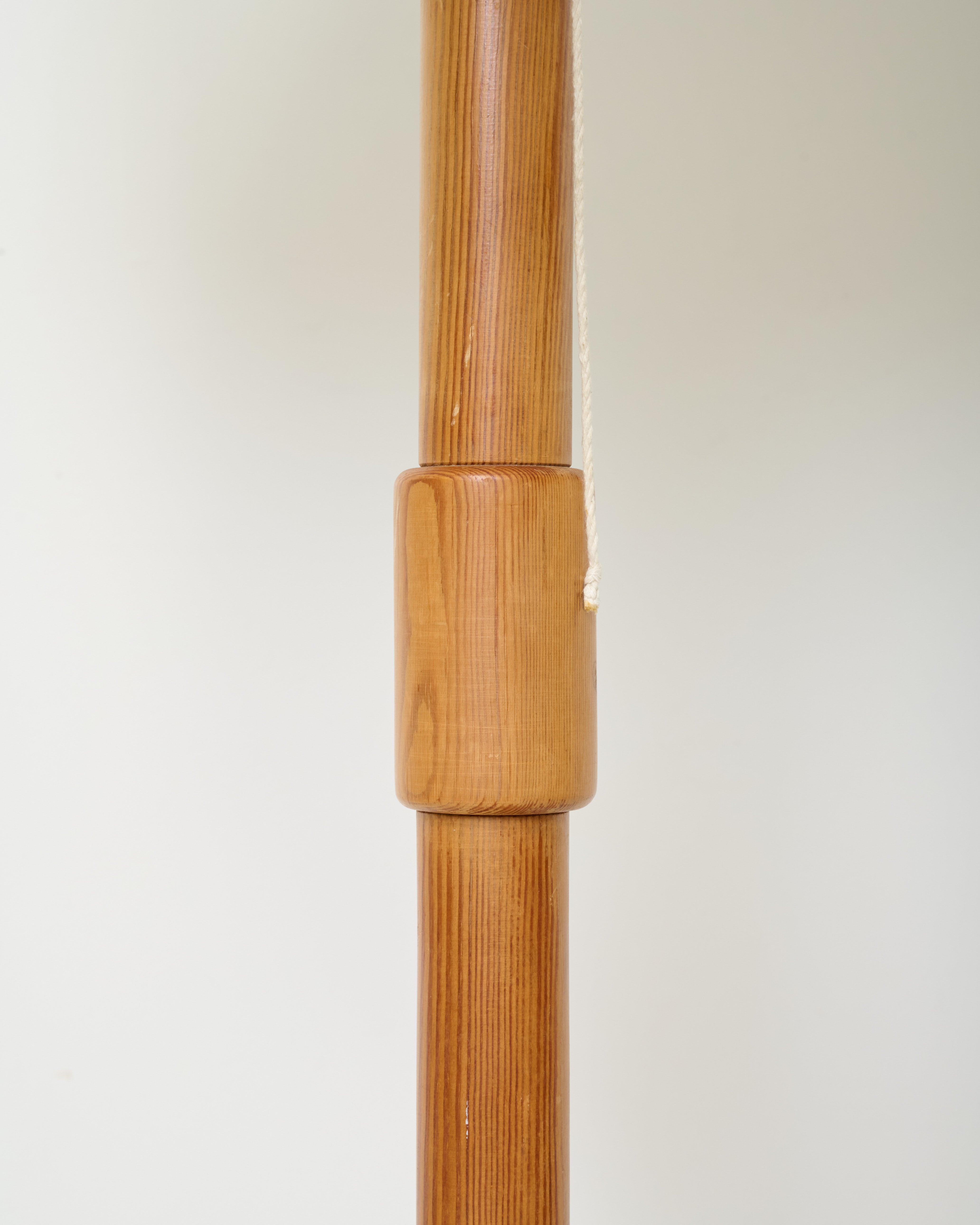 Lampadaire en pin, Solbackens Svarveri, 1970s