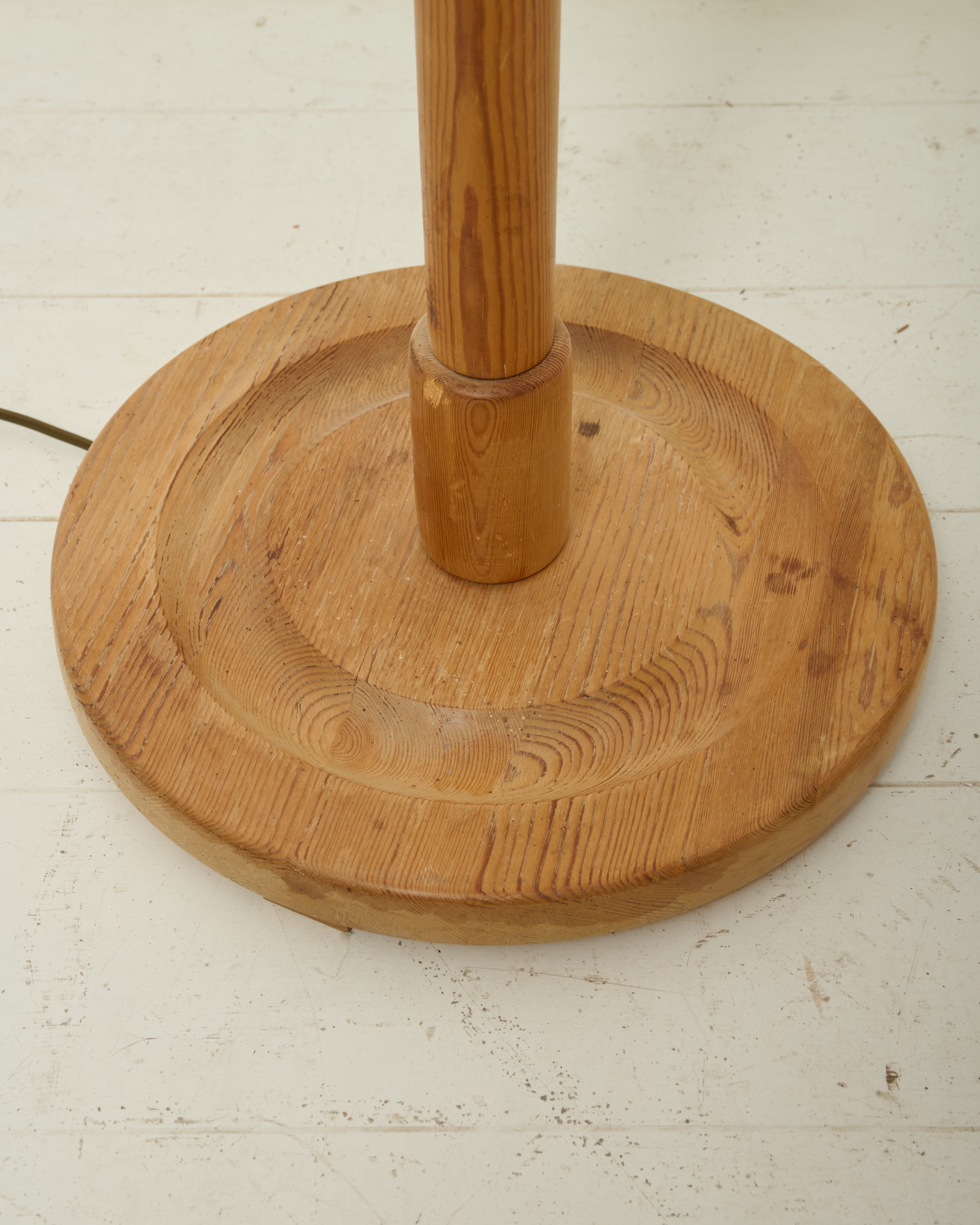 Lampadaire en pin, Solbackens Svarveri, 1970s