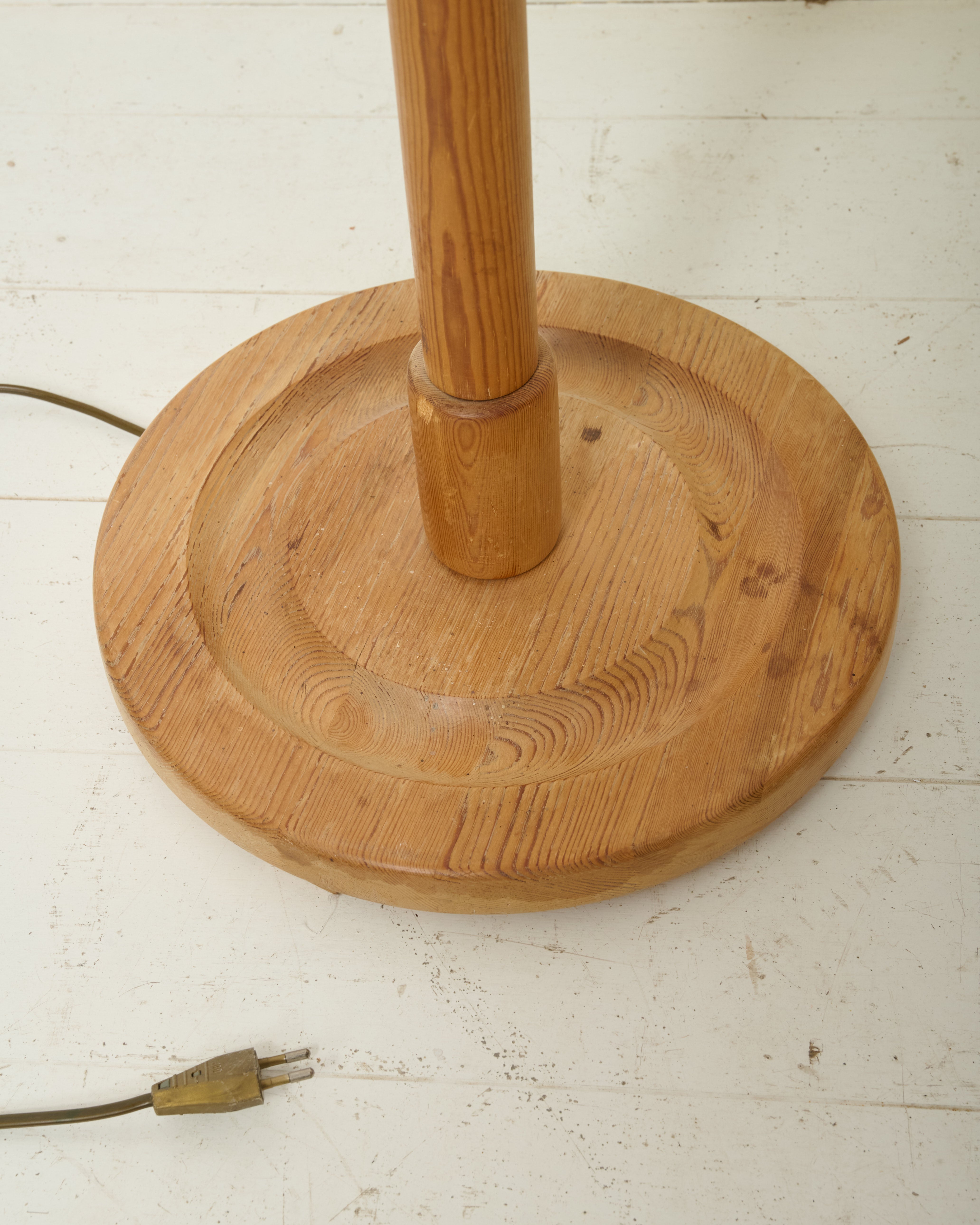 Lampadaire en pin, Solbackens Svarveri, 1970s