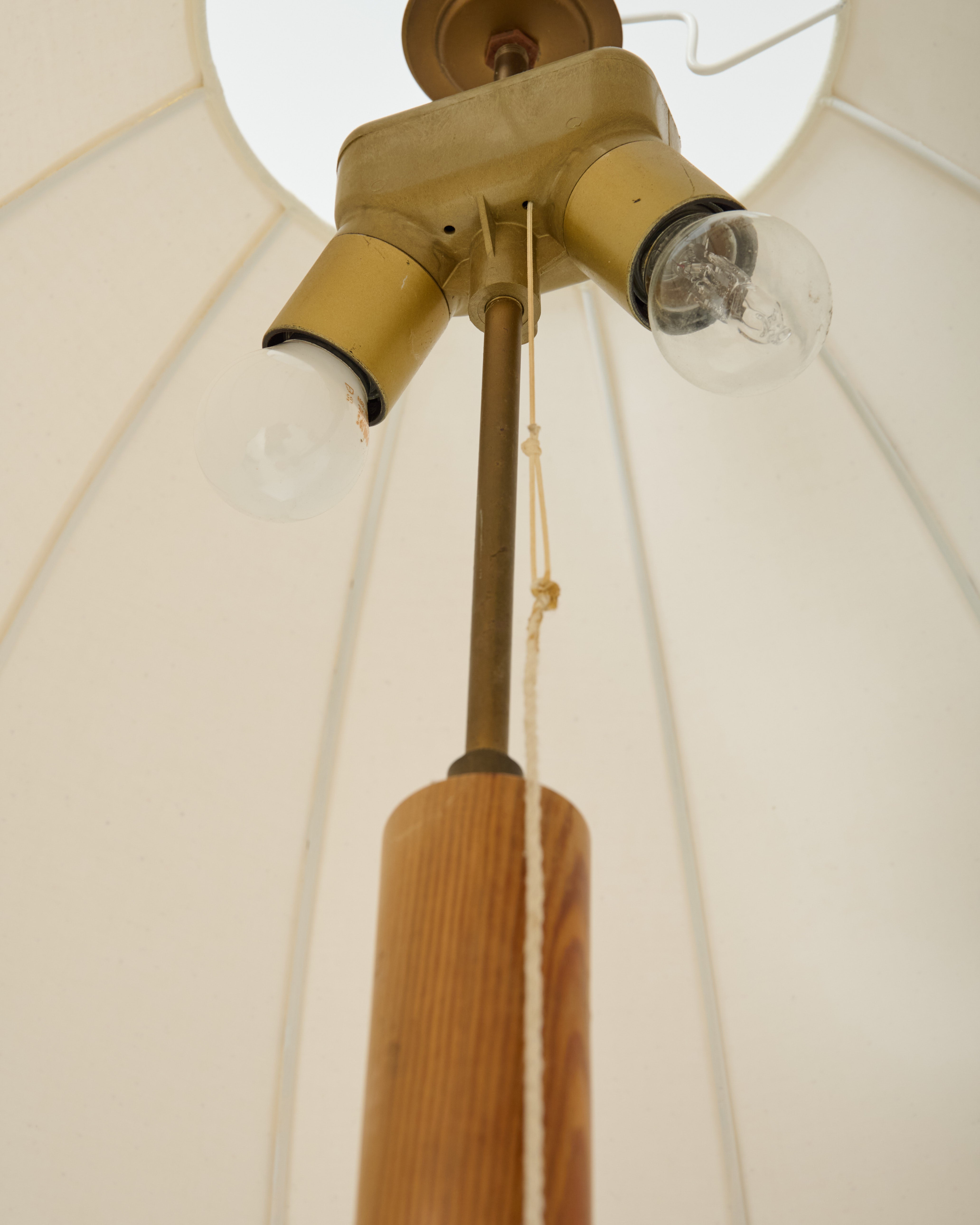 Lampadaire en pin, Solbackens Svarveri, 1970s