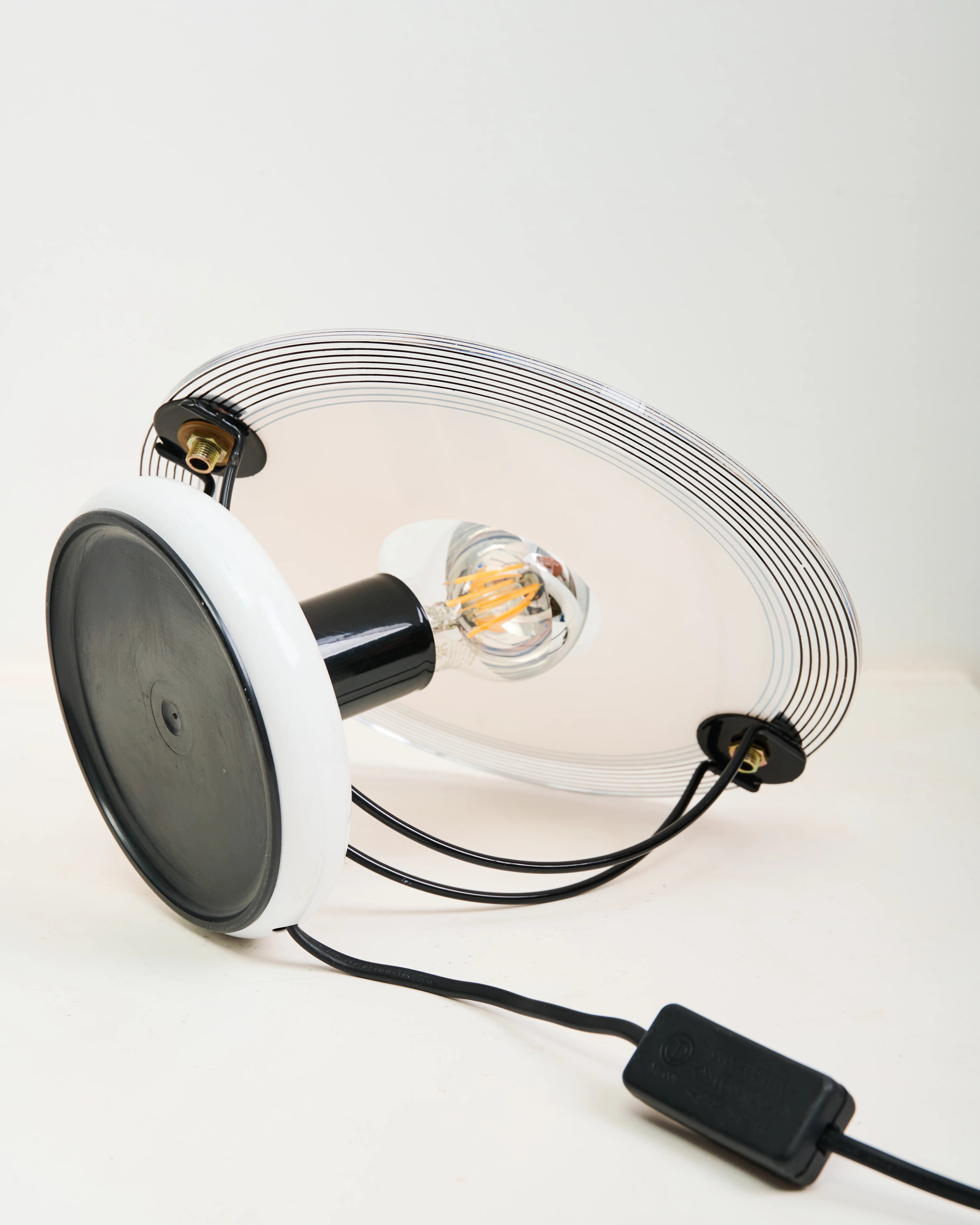 Lampe à poser "Disque", Toffoli, Italie, 1980s