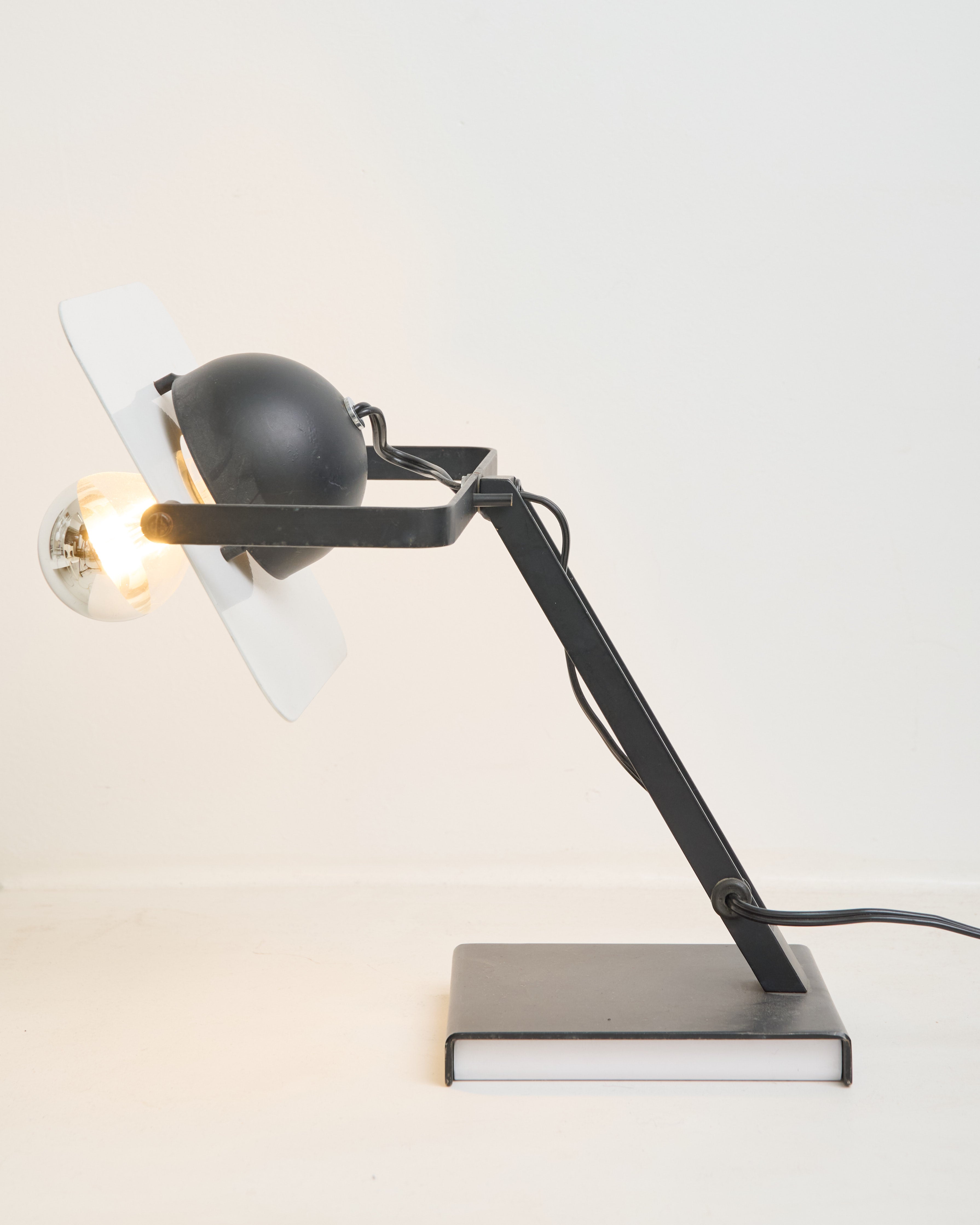 Two-tone table lamp, Italy, 1980s