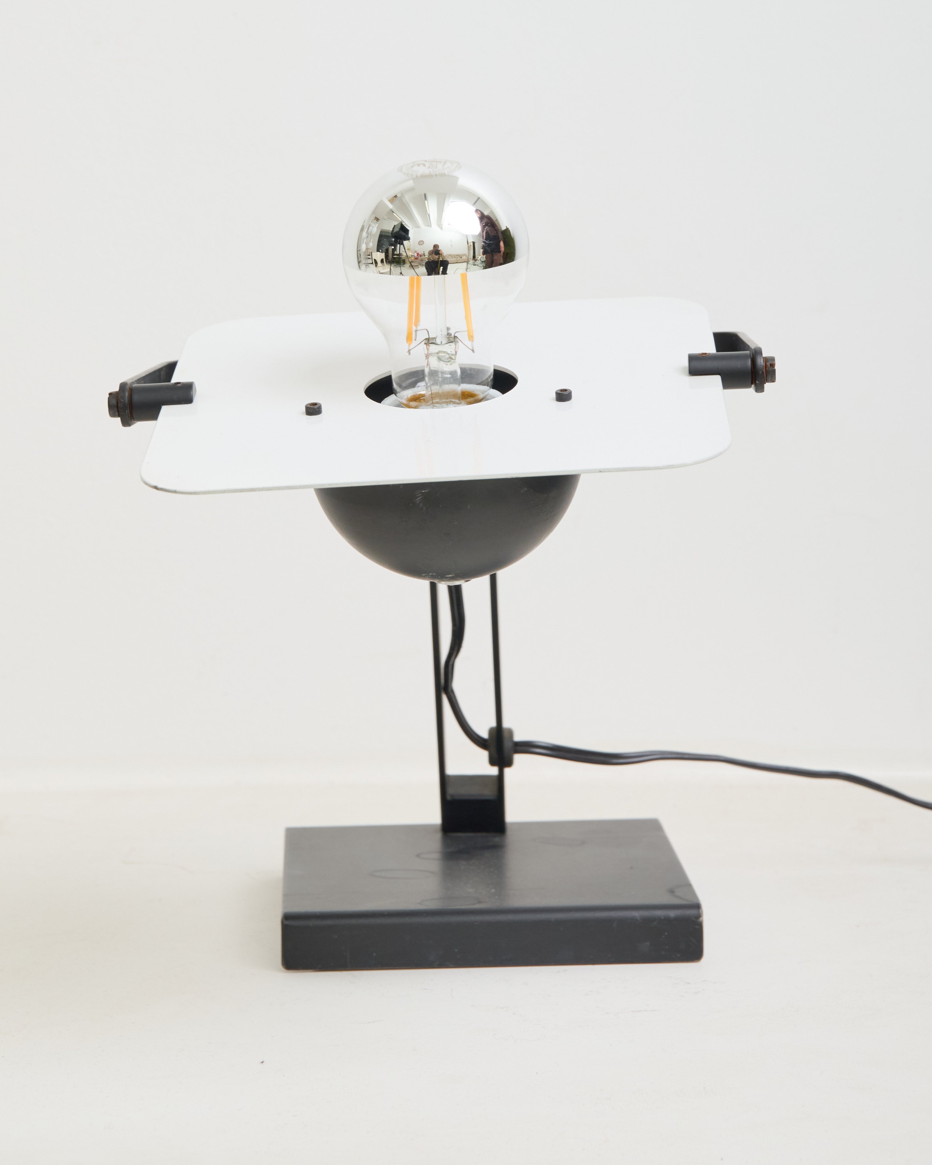 Two-tone table lamp, Italy, 1980s