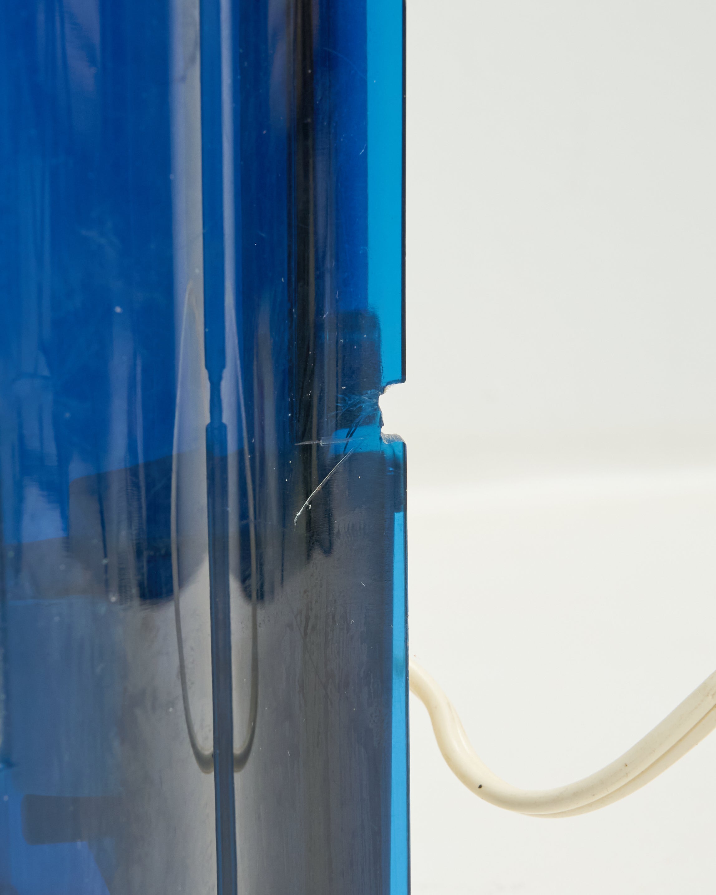 Pair of two-tone "134" wall lights, Allibert, 1970s