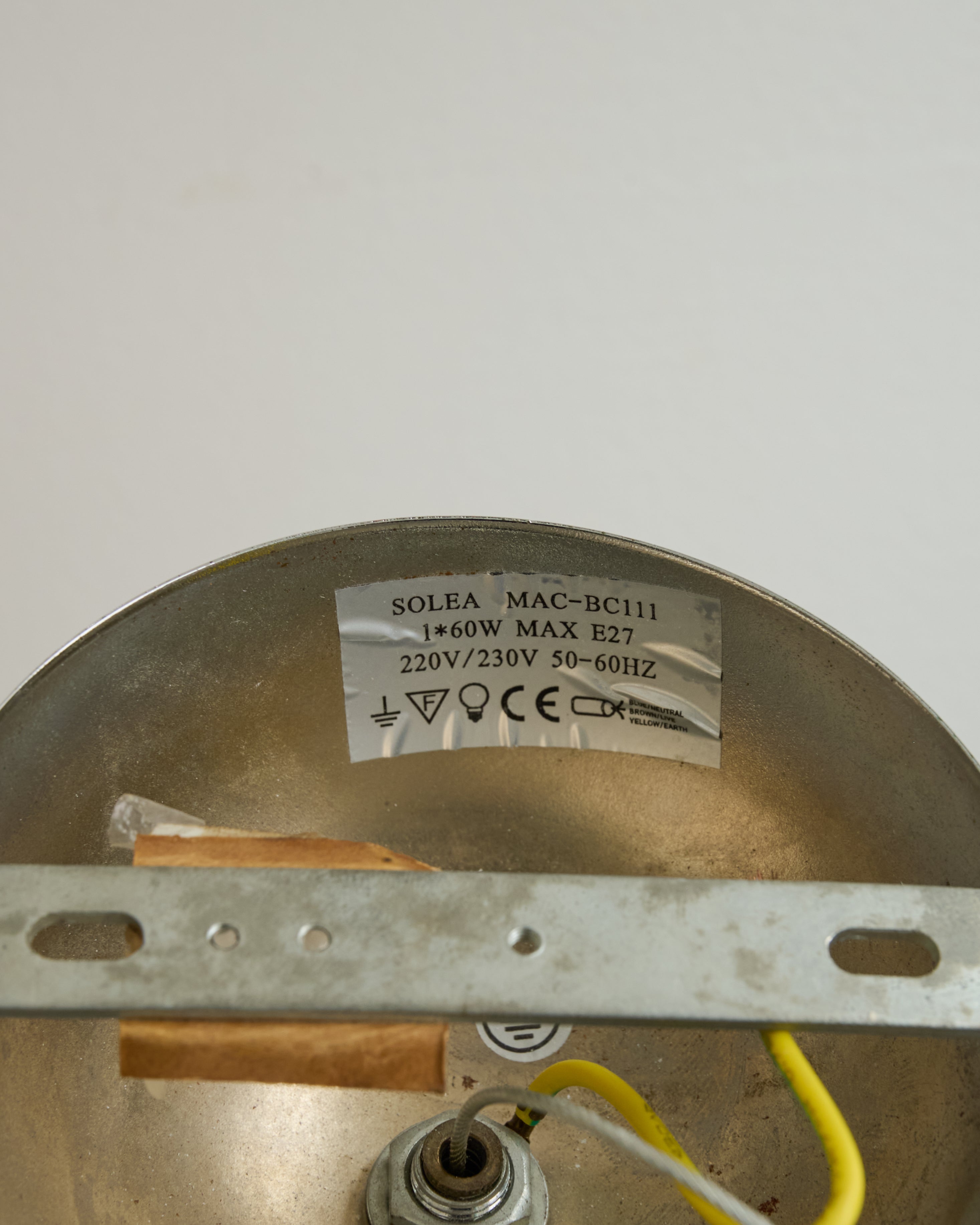 Space Age pendant light in glass and opaline, 1970-1980