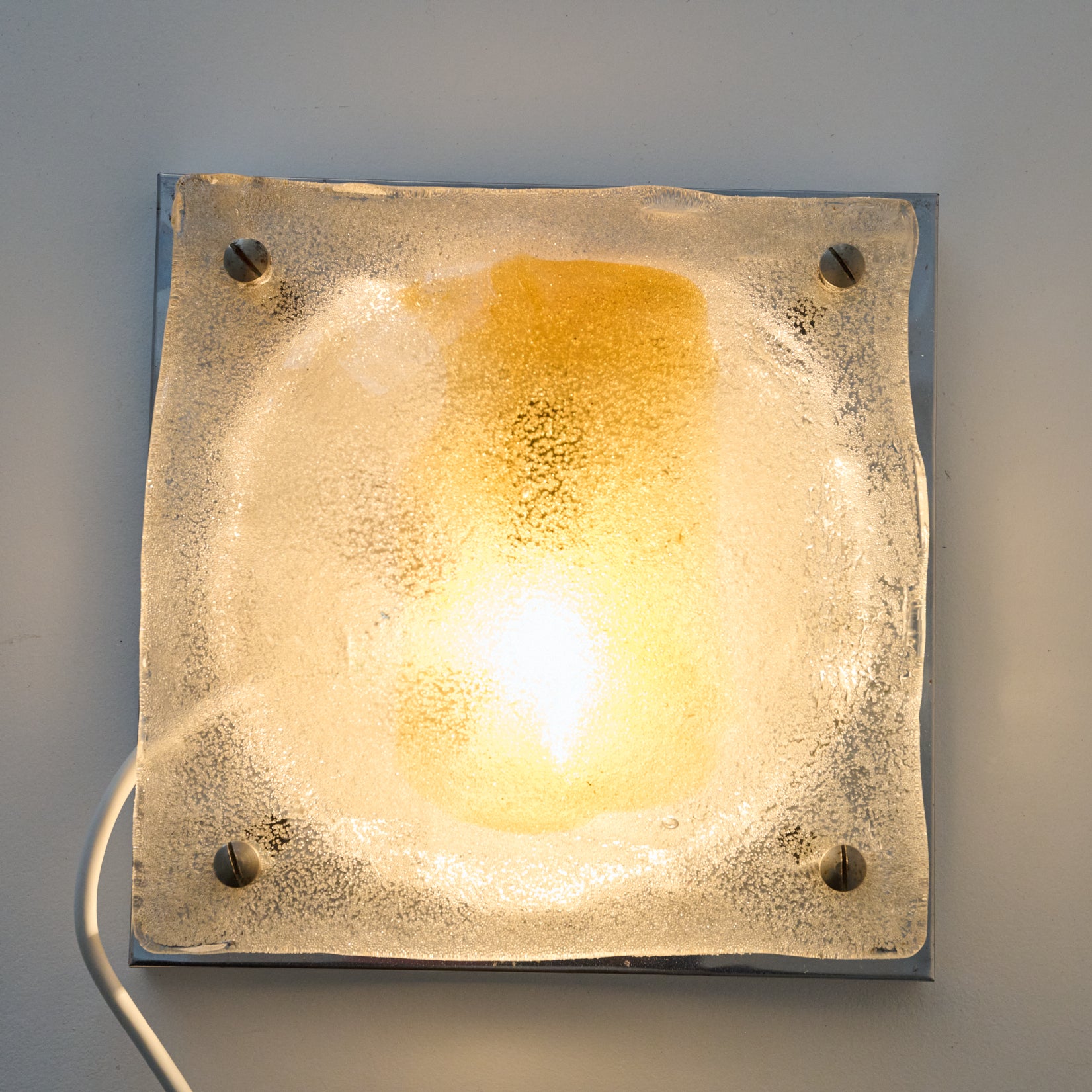 Applique en verre de Murano, T. Zuccheri, Mazzega, 1970s