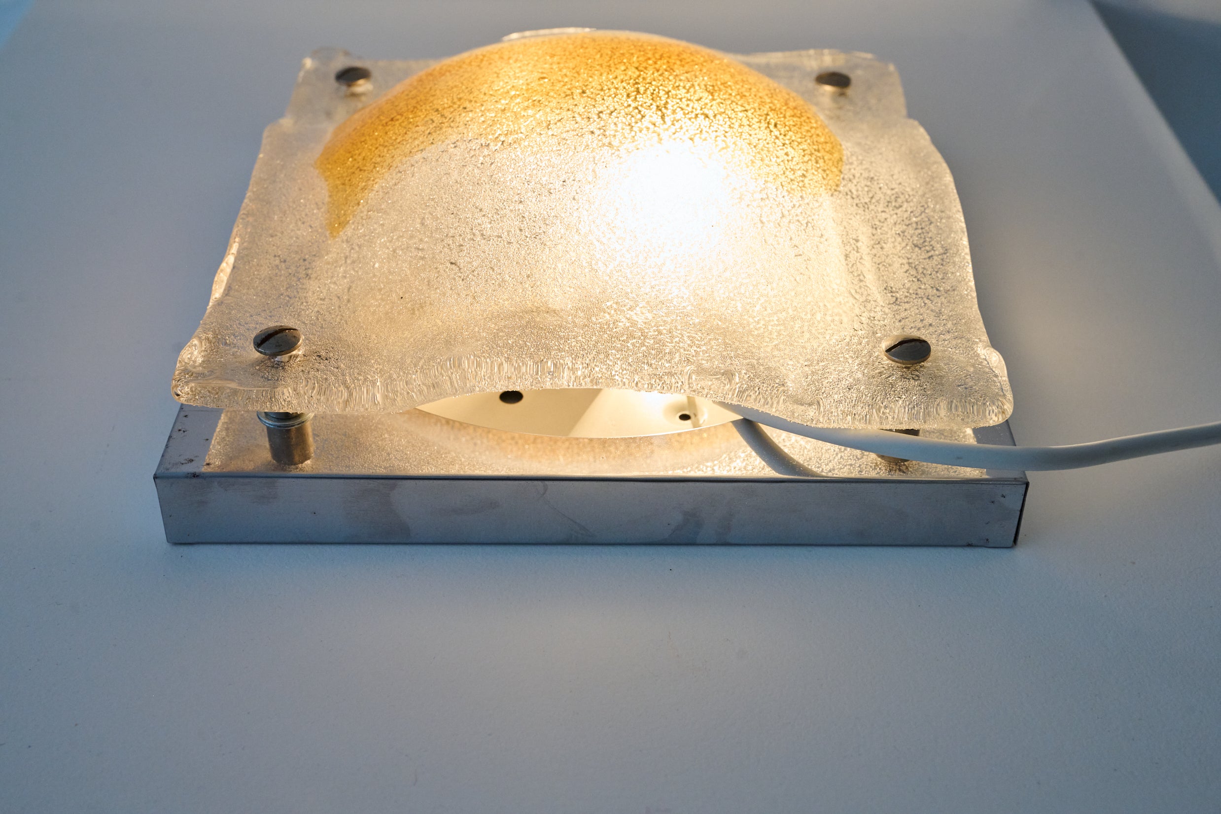 Applique en verre de Murano, T. Zuccheri, Mazzega, 1970s