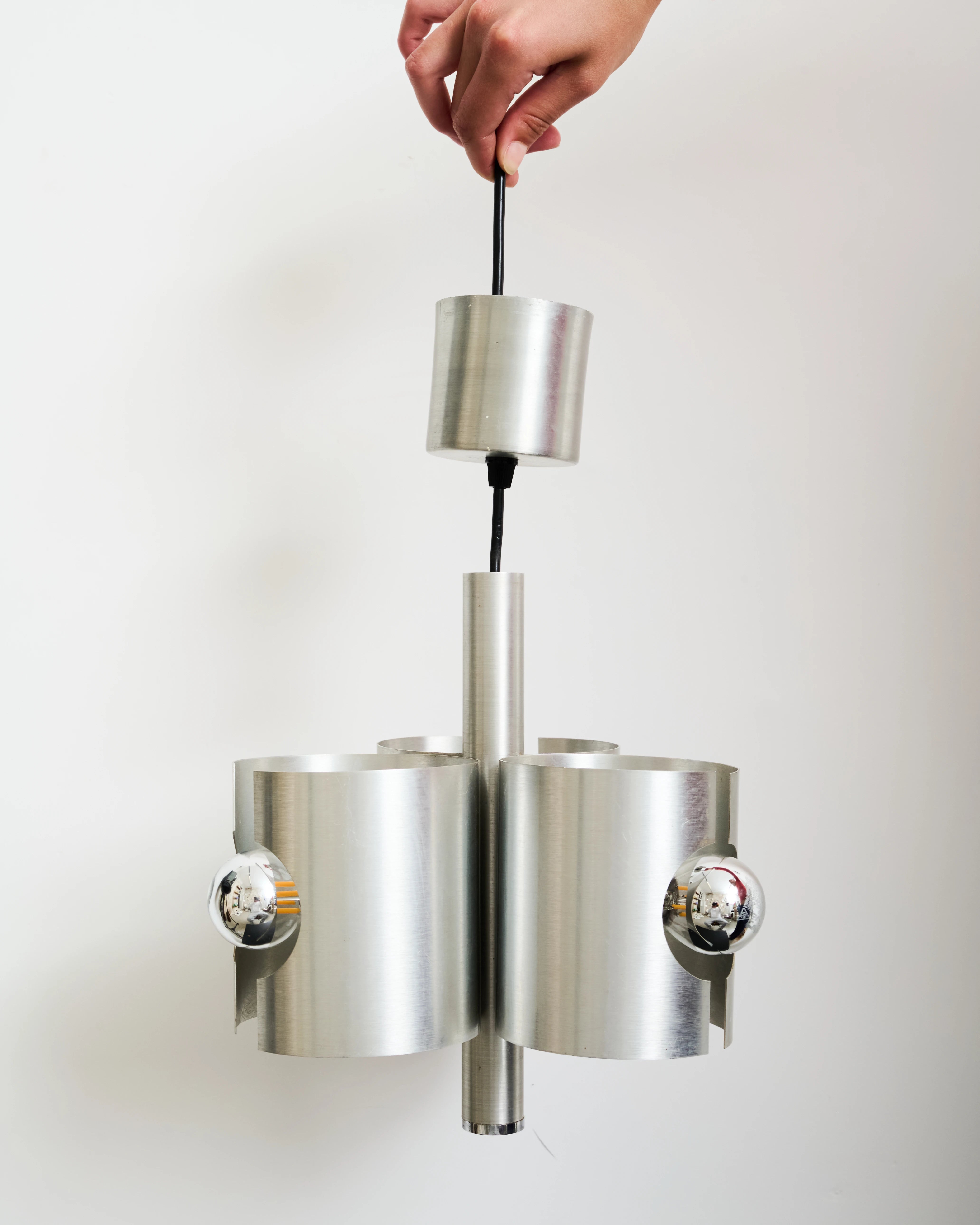 UFO three-light pendant, 1970s