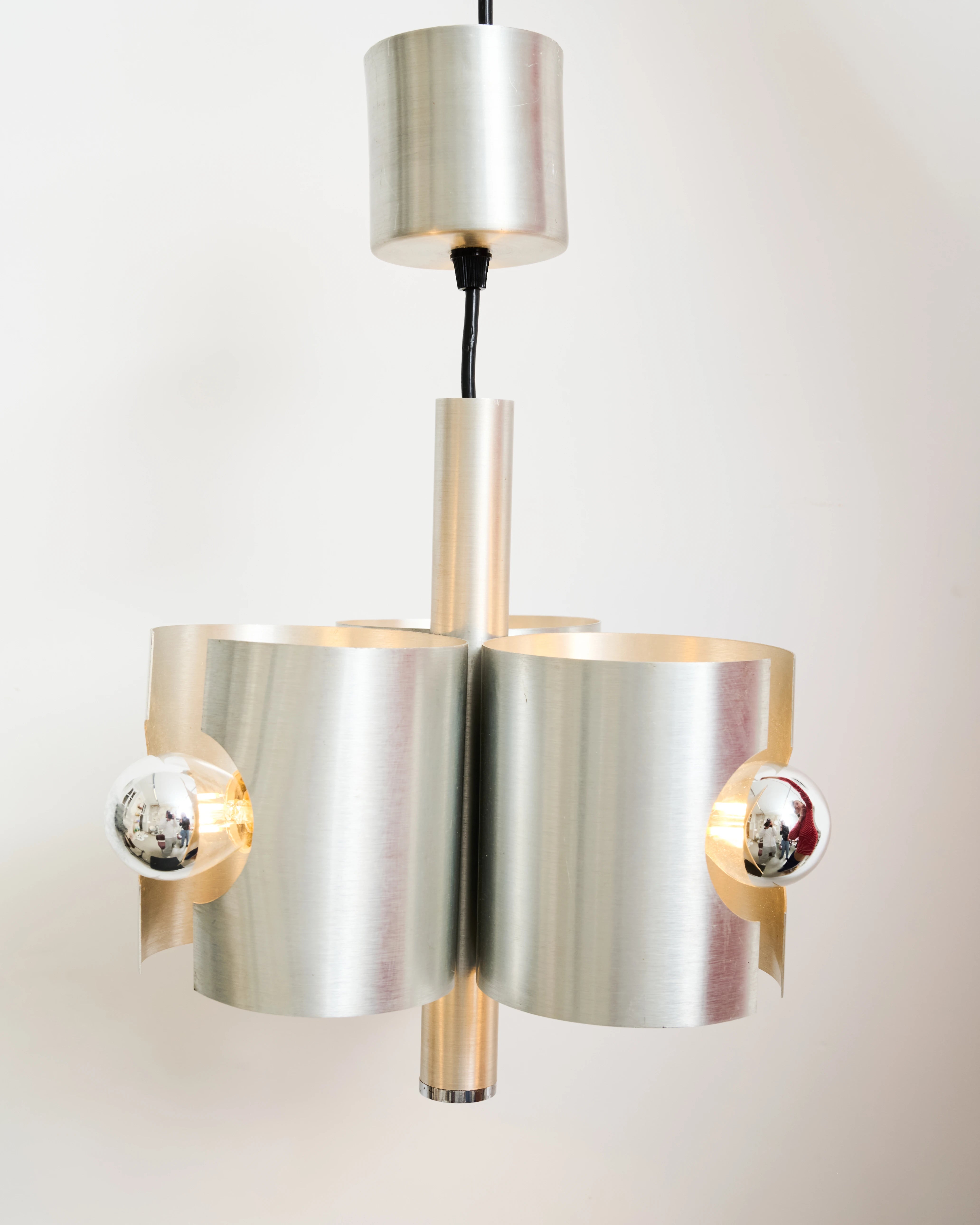 UFO three-light pendant, 1970s
