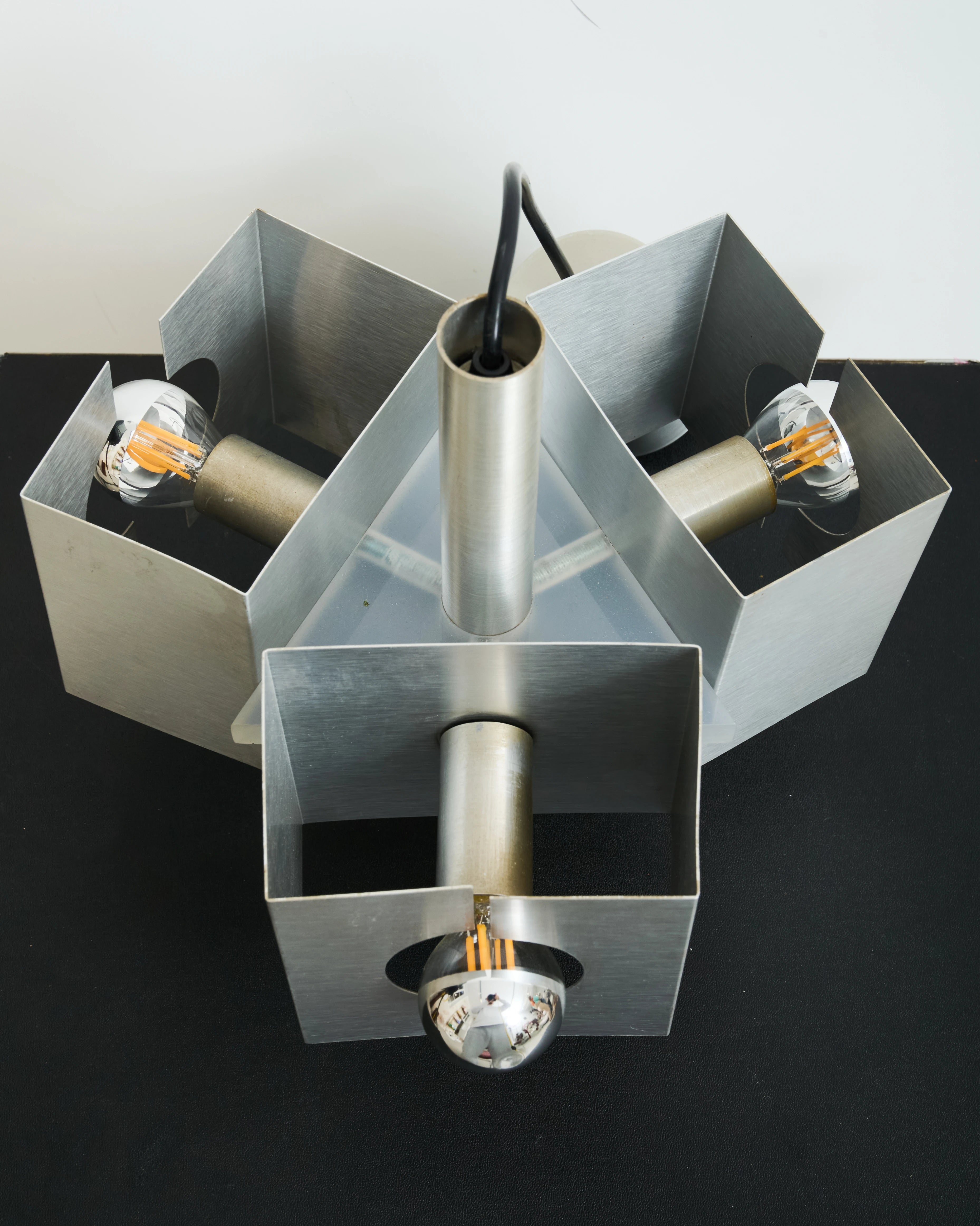 UFO Pendant Lamp, Polam Bielsko, 1970s