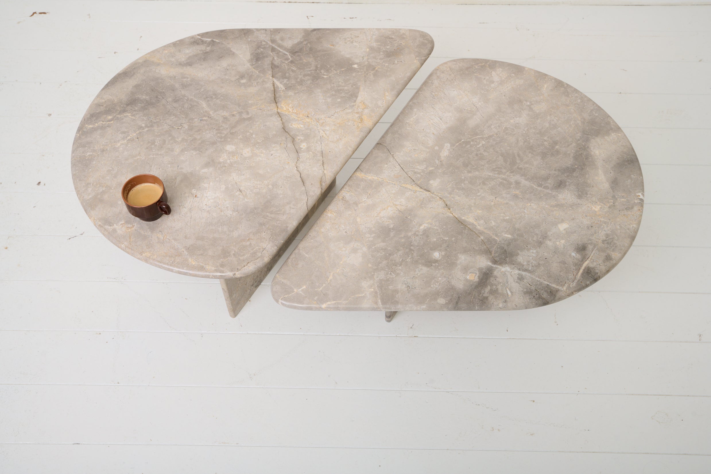 Table basse en marbre, 1970s