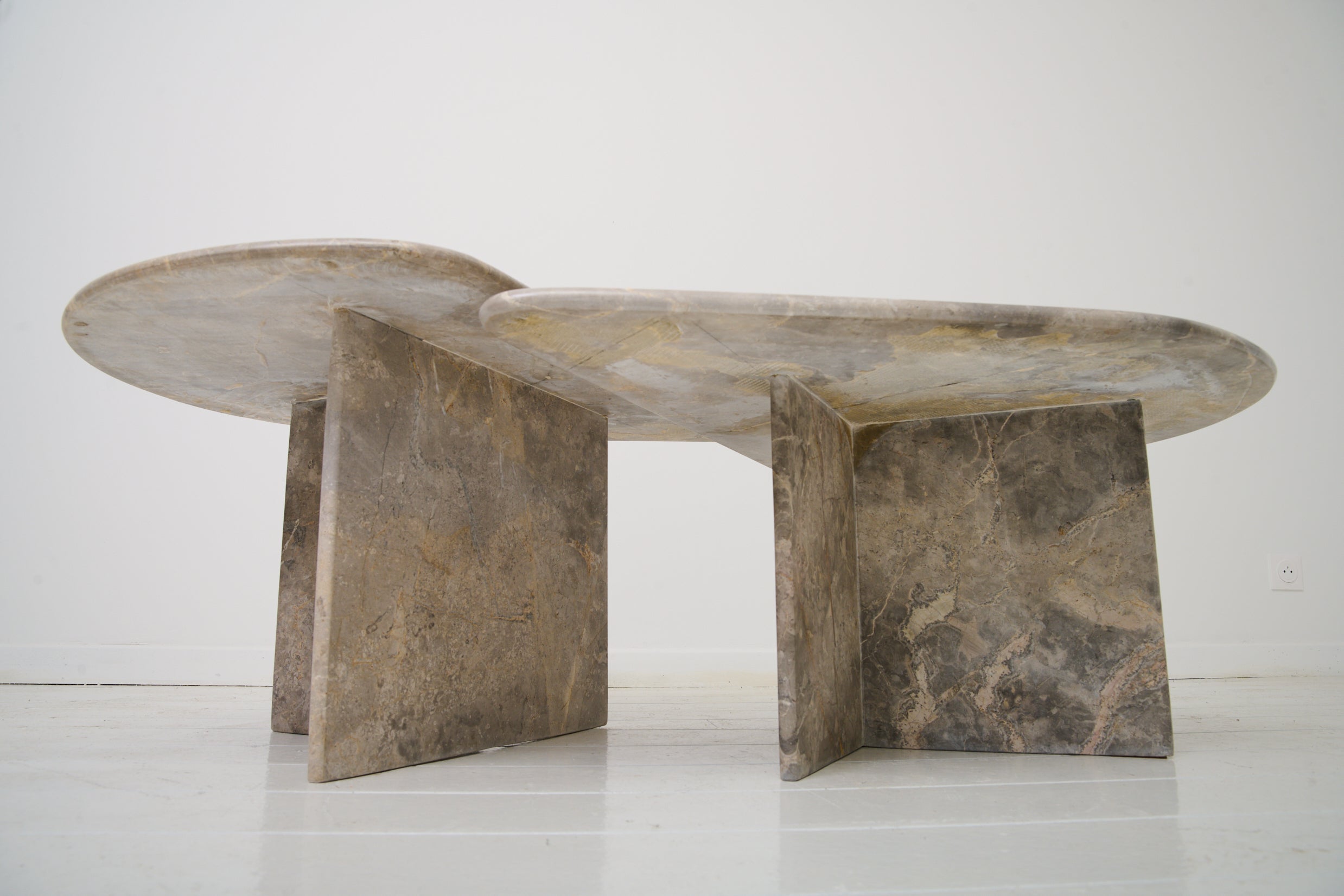 Table basse en marbre, 1970s