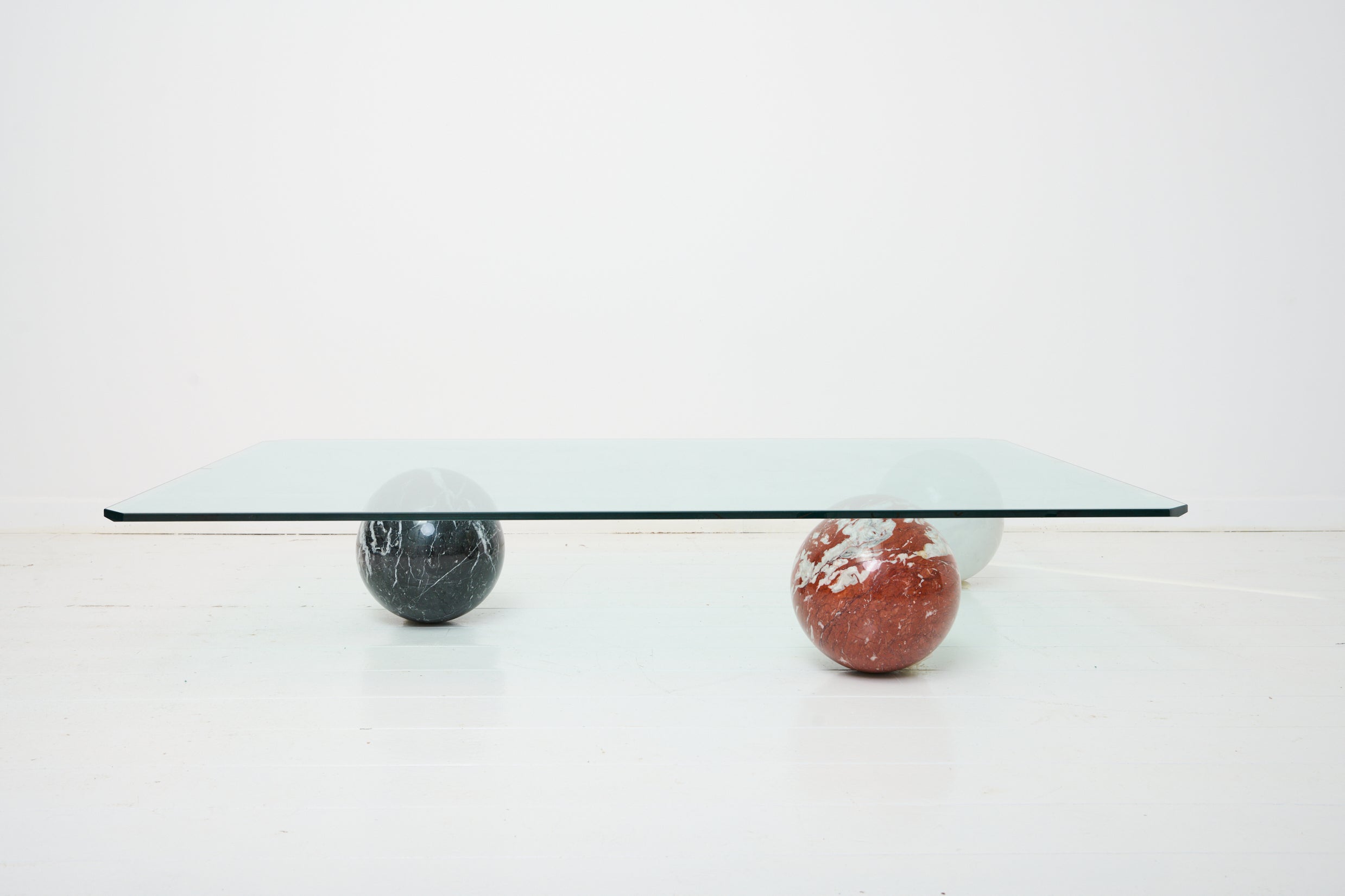 Table basse "Trois sphères", Vignelli, 1980-1990