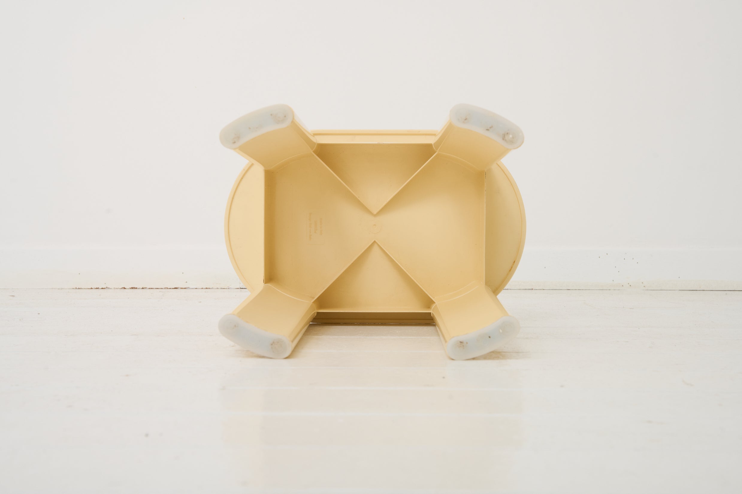 Tabouret beige, Olaf Von Bohr, Gedy, 1970