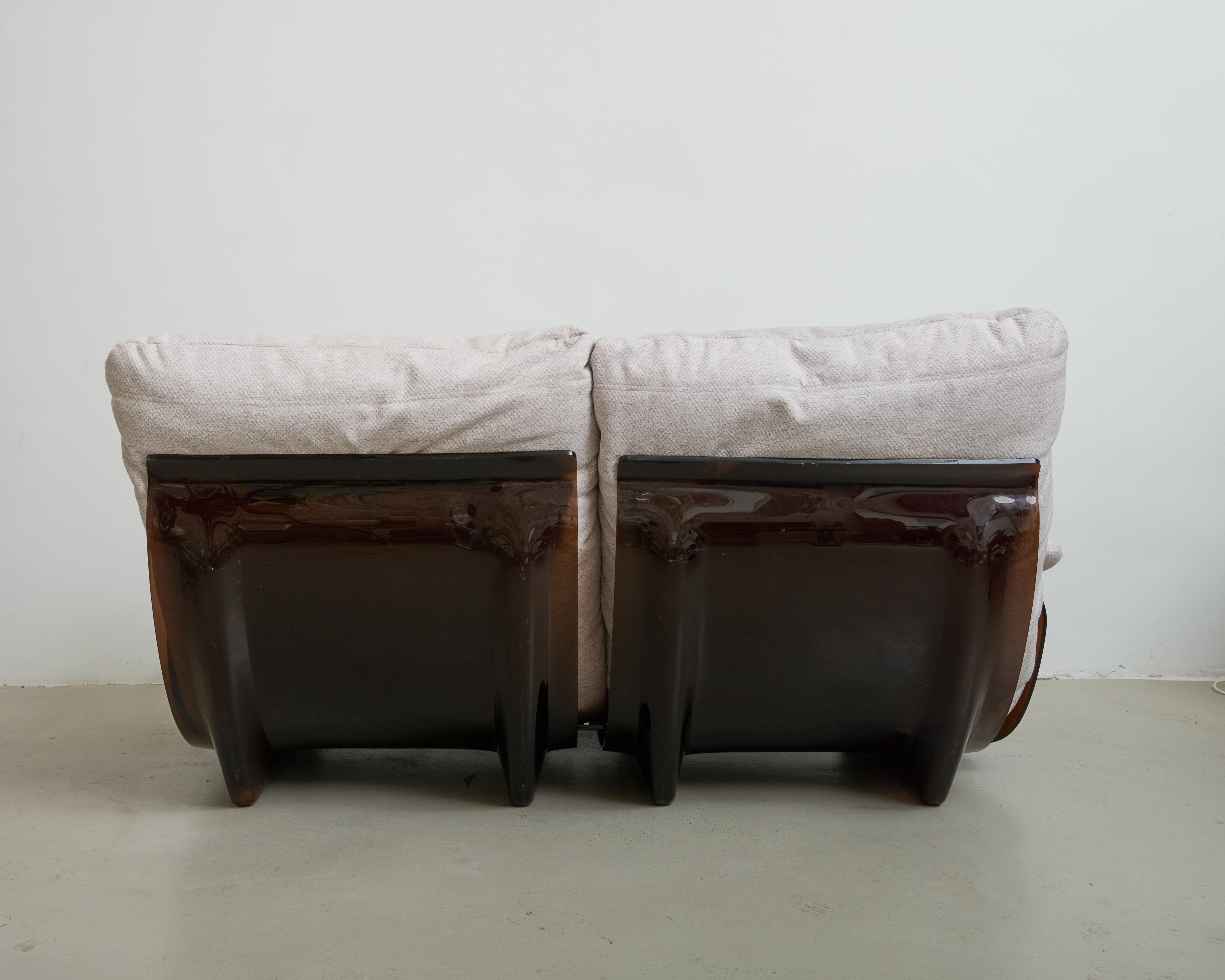 “Wave” fireside chair, Giovanni Offredi, Saporiti, 1970s
