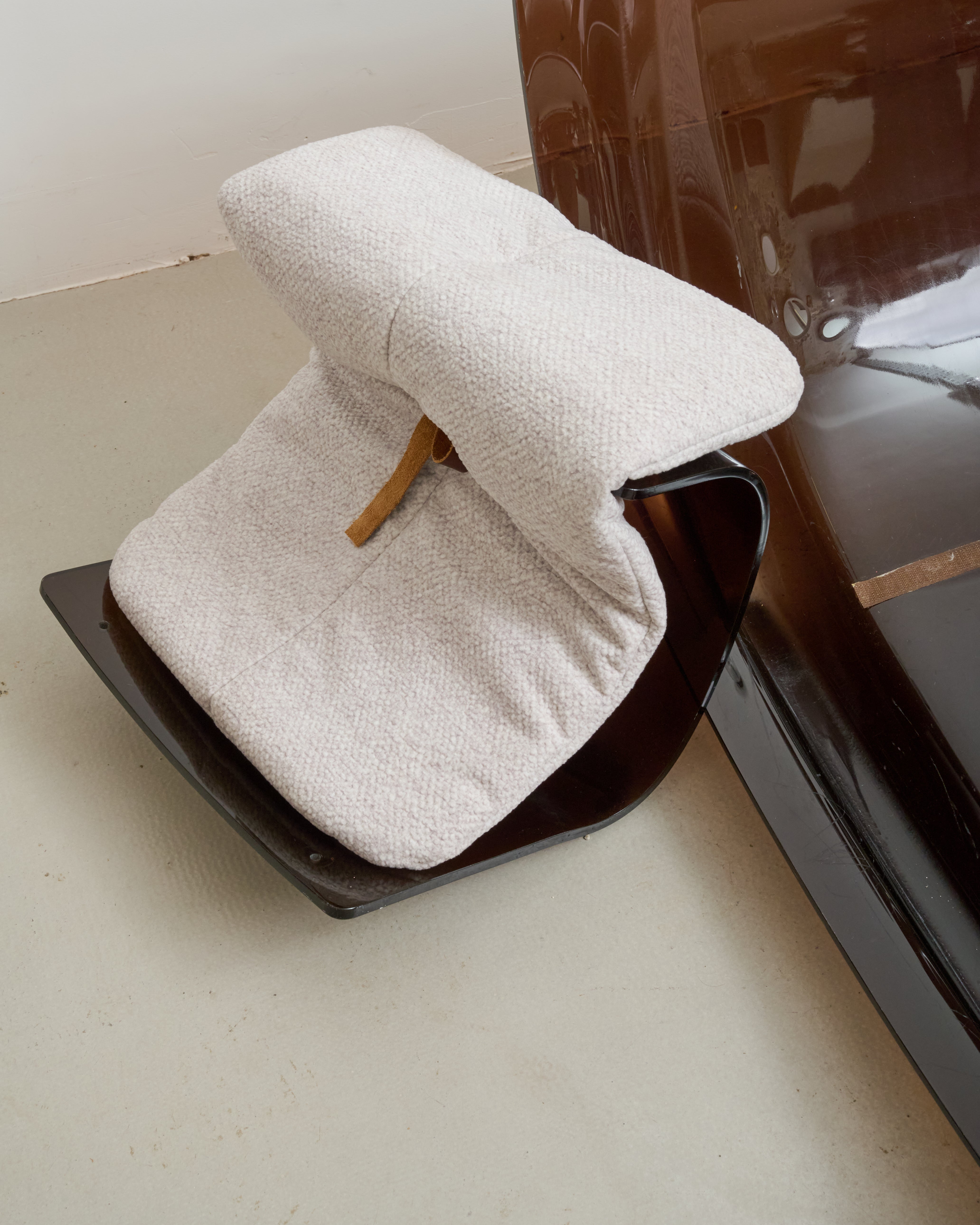 “Wave” fireside chair, Giovanni Offredi, Saporiti, 1970s