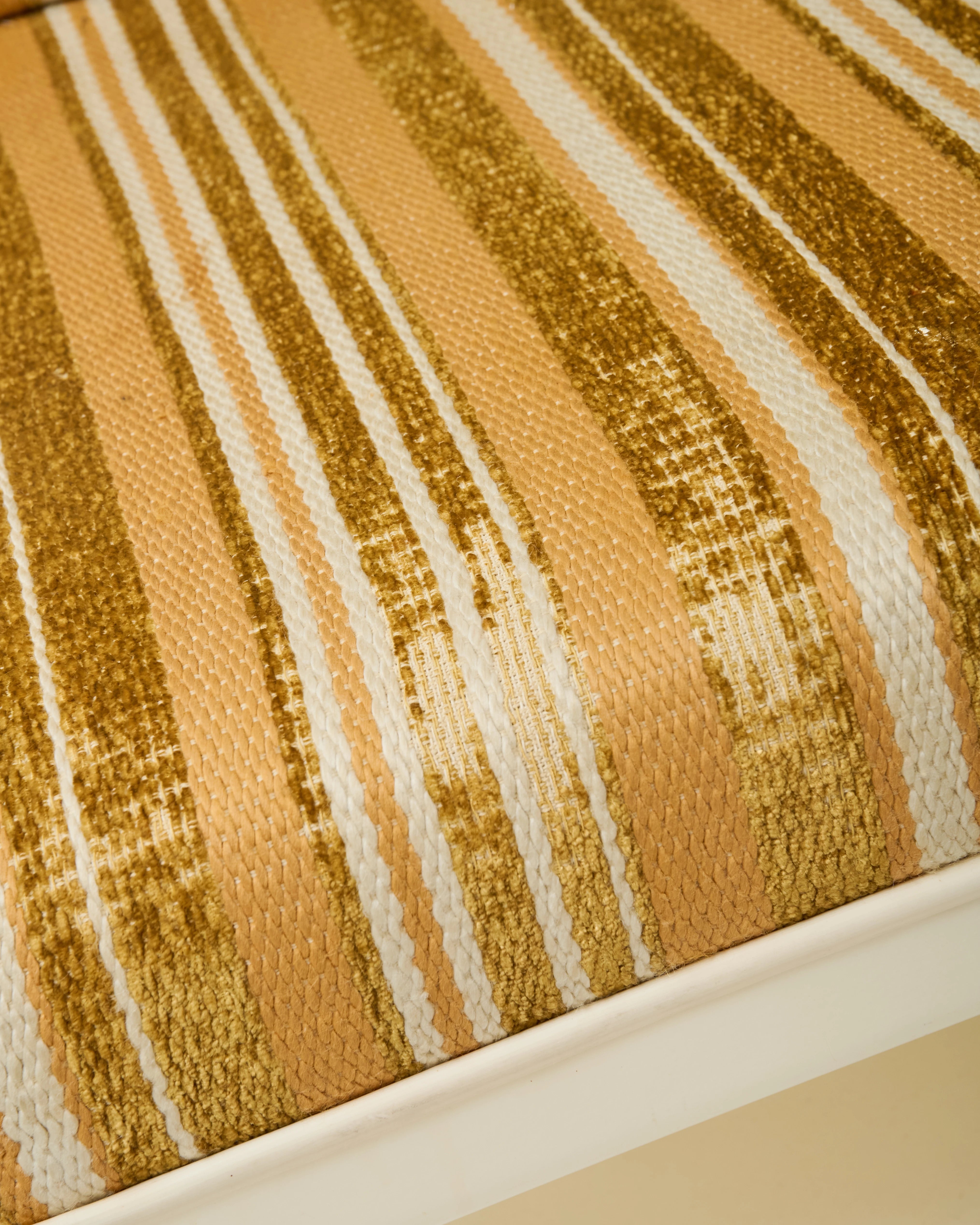 Pair of chrome and velvet chairs (1 of 3), by Rinaldi, 1970s