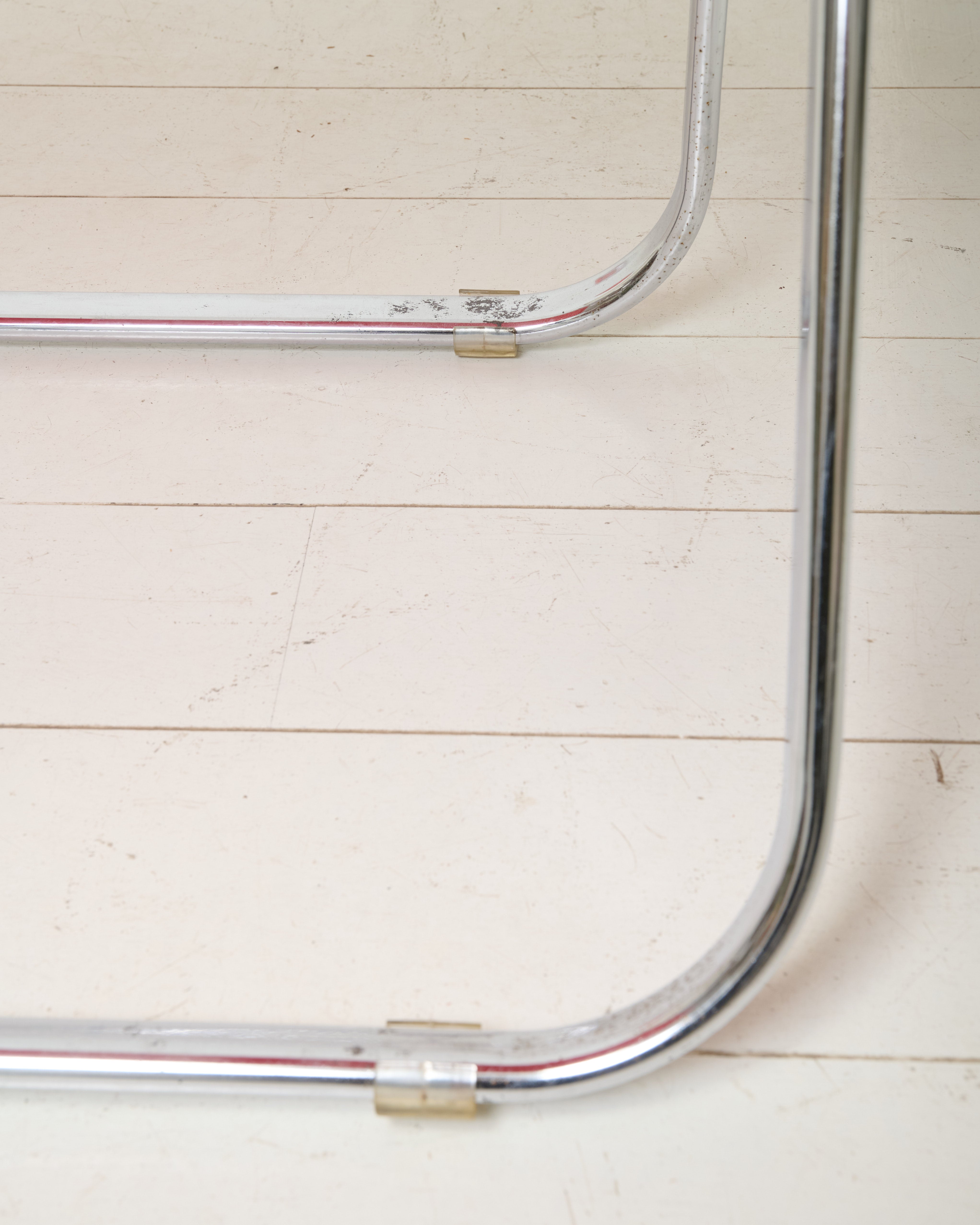 Bureau "Platone" et chaise "Plia", Anonima Castelli, Giancarlo Piretti, 1970s