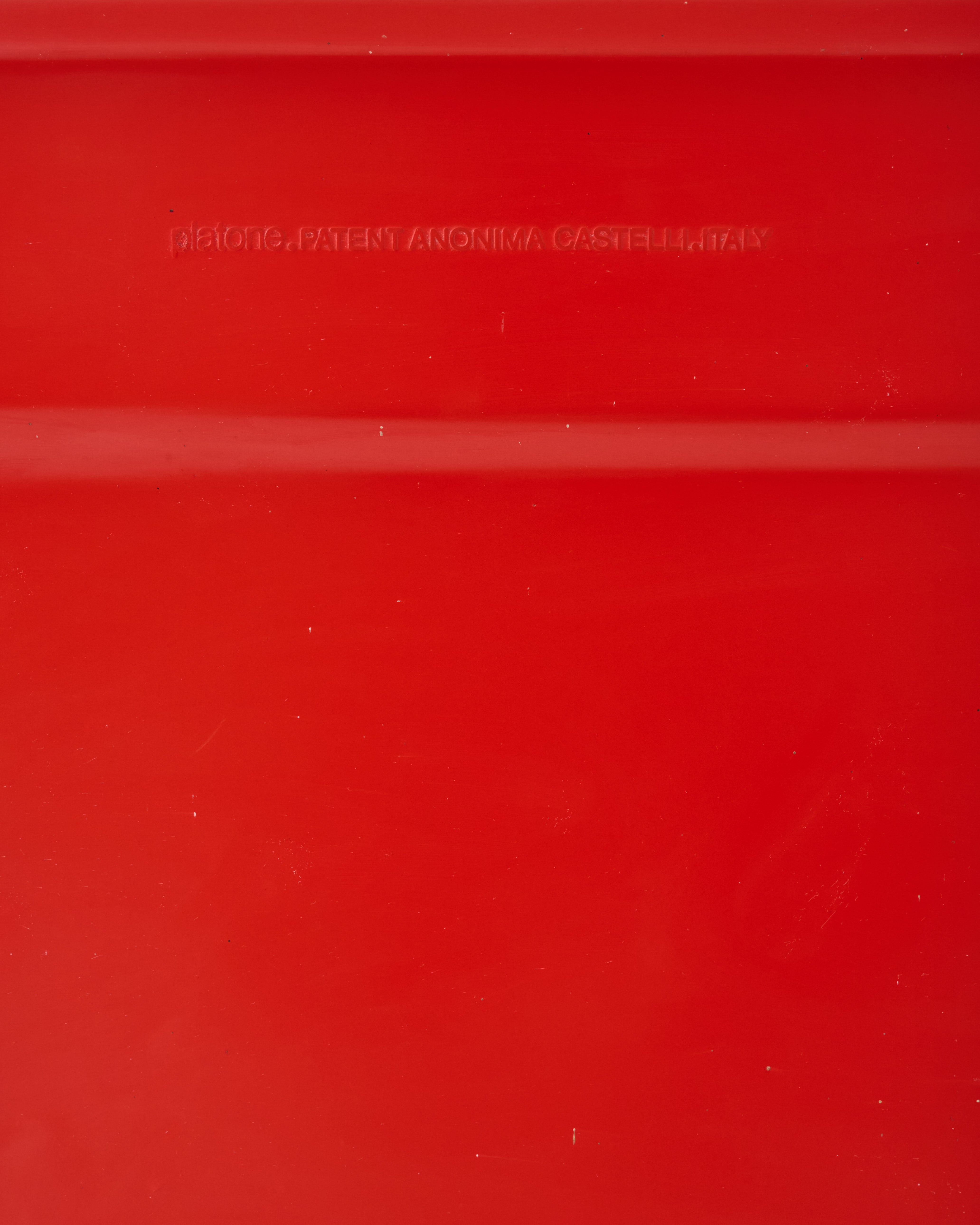 Bureau "Platone" et chaise "Plia", Anonima Castelli, Giancarlo Piretti, 1970s