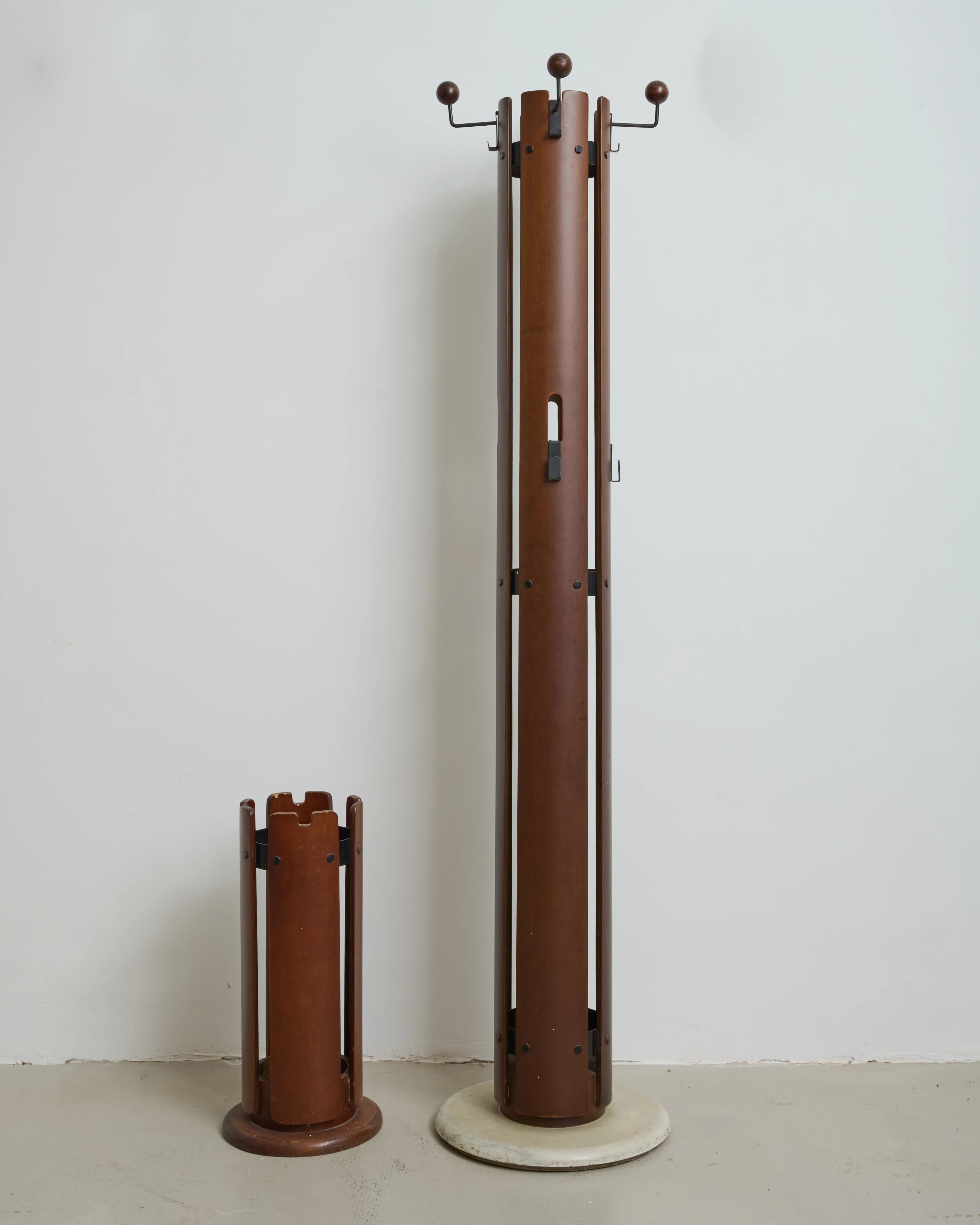 Ensemble porte-manteau et porte-parapluie, Italie, 1970s