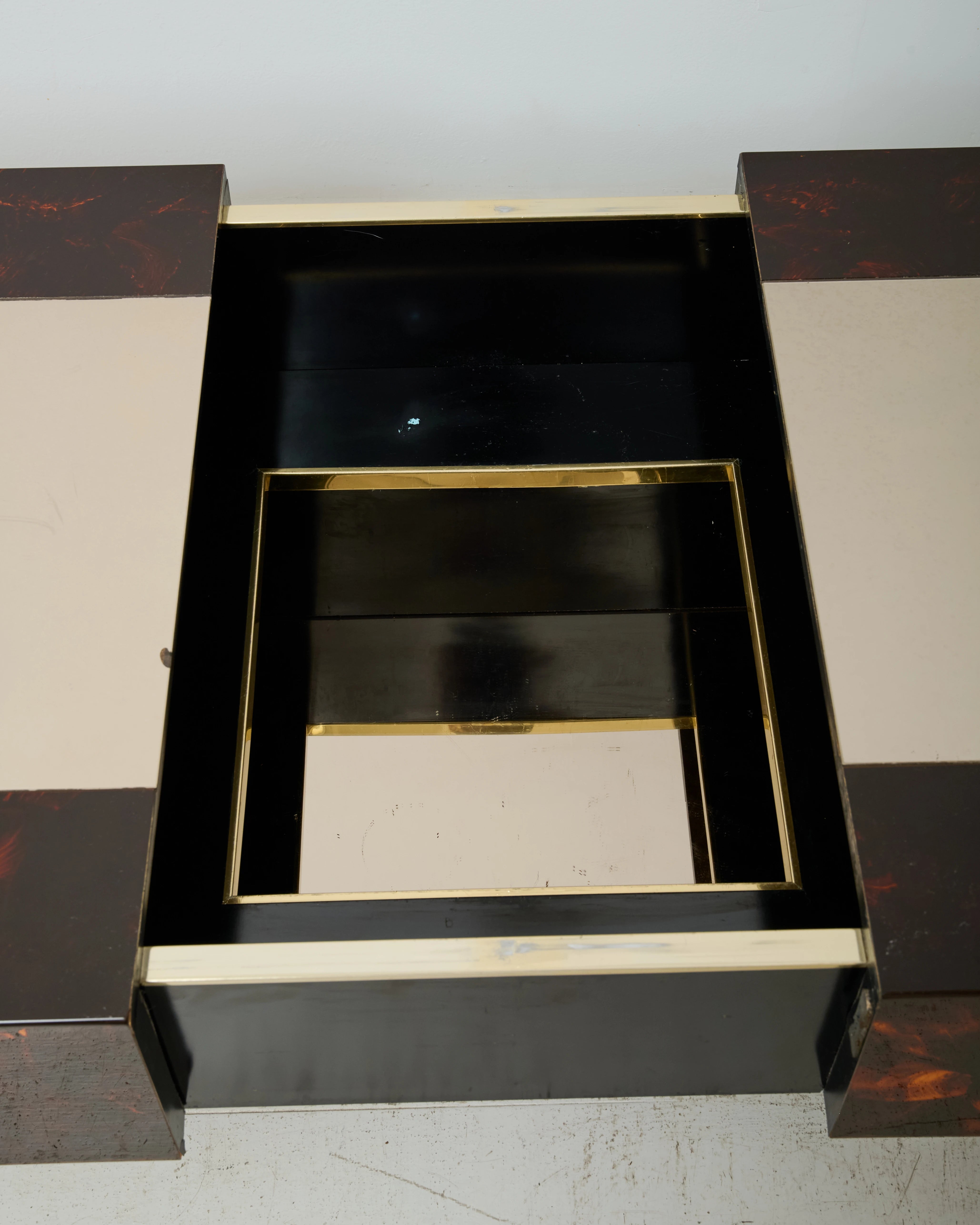 Table basse bar, Eric Maville, 1970s