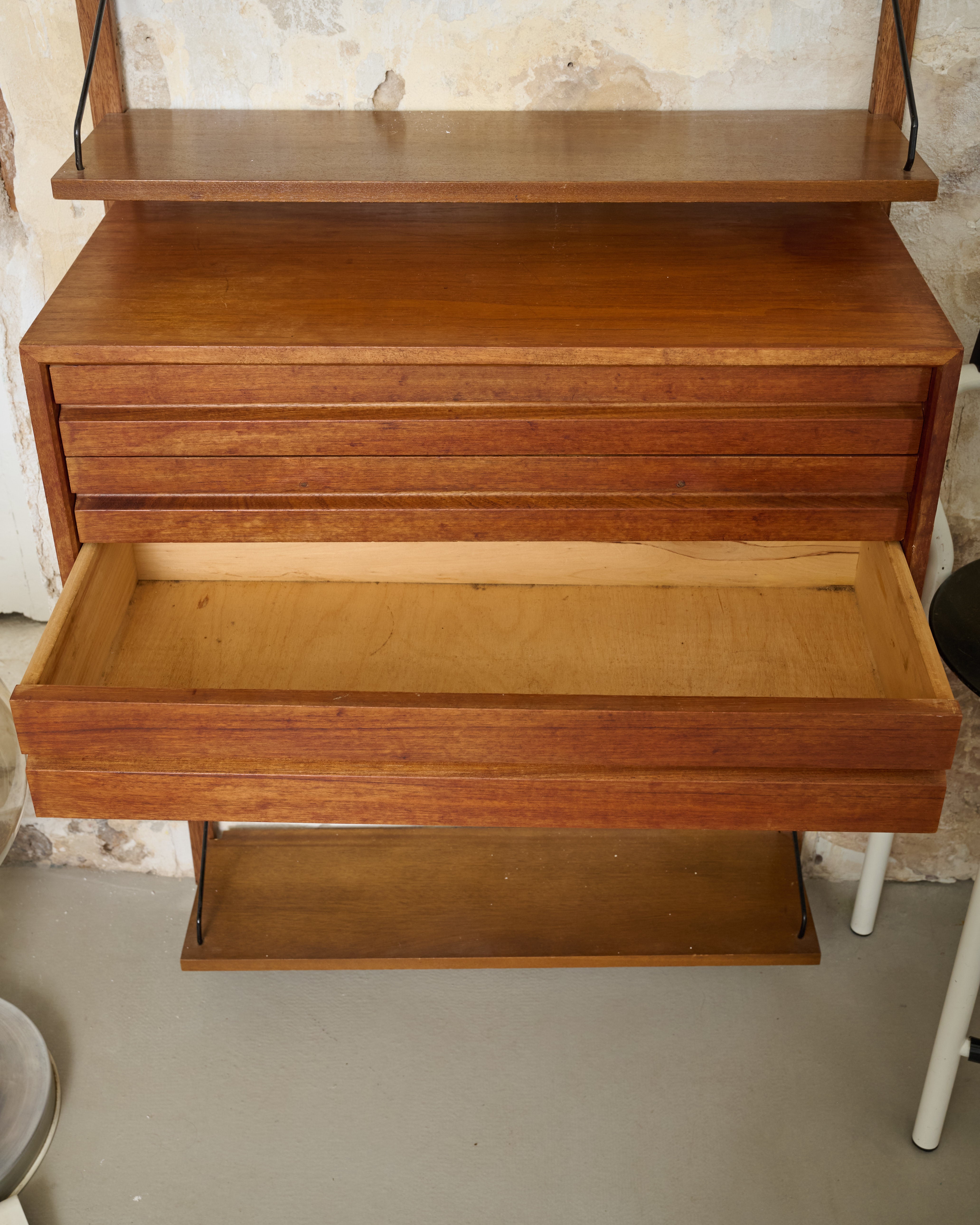 Système mural (Wall-unit), Poul Cadovius, Royal System, 1960s