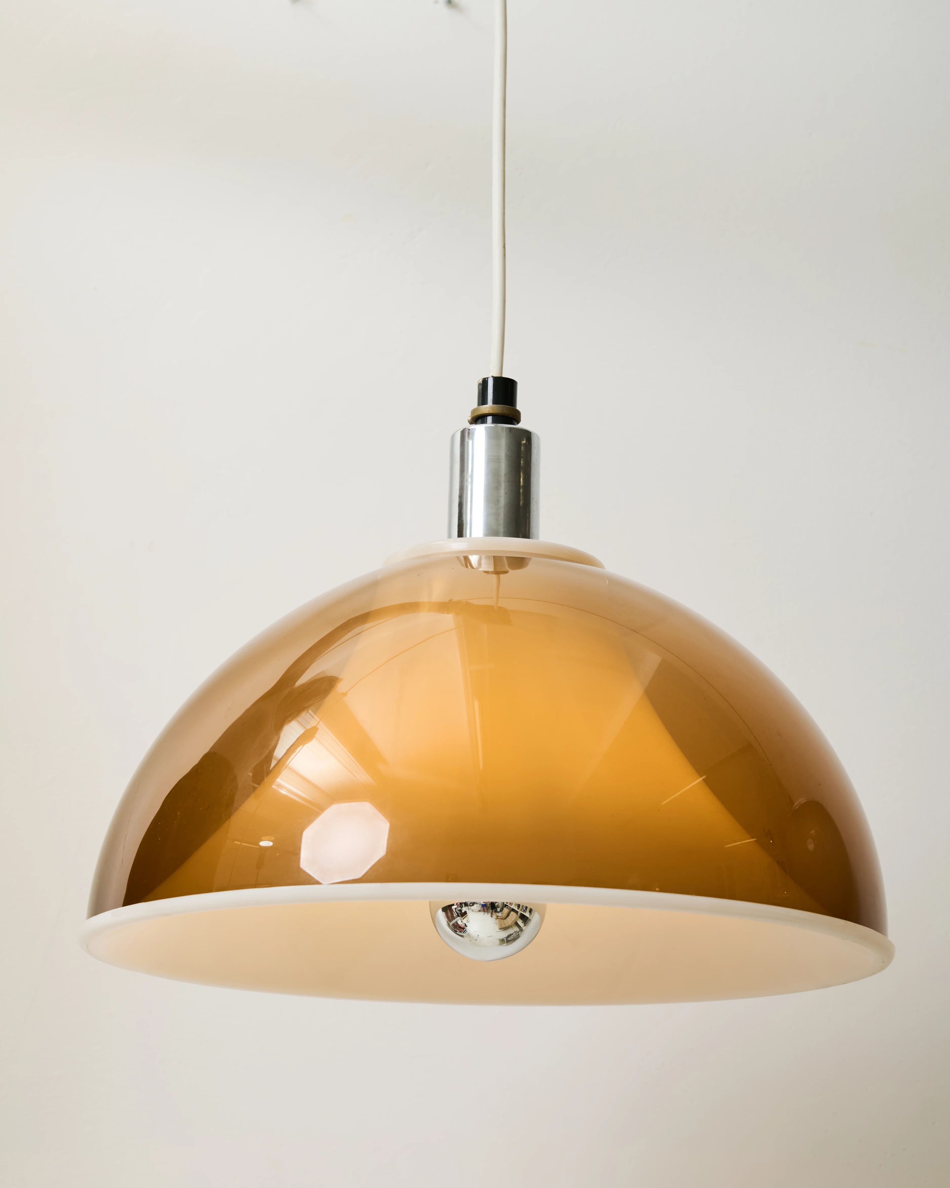 Plexiglas pendant lamp, design "Meblo", Guzzini, 1970s