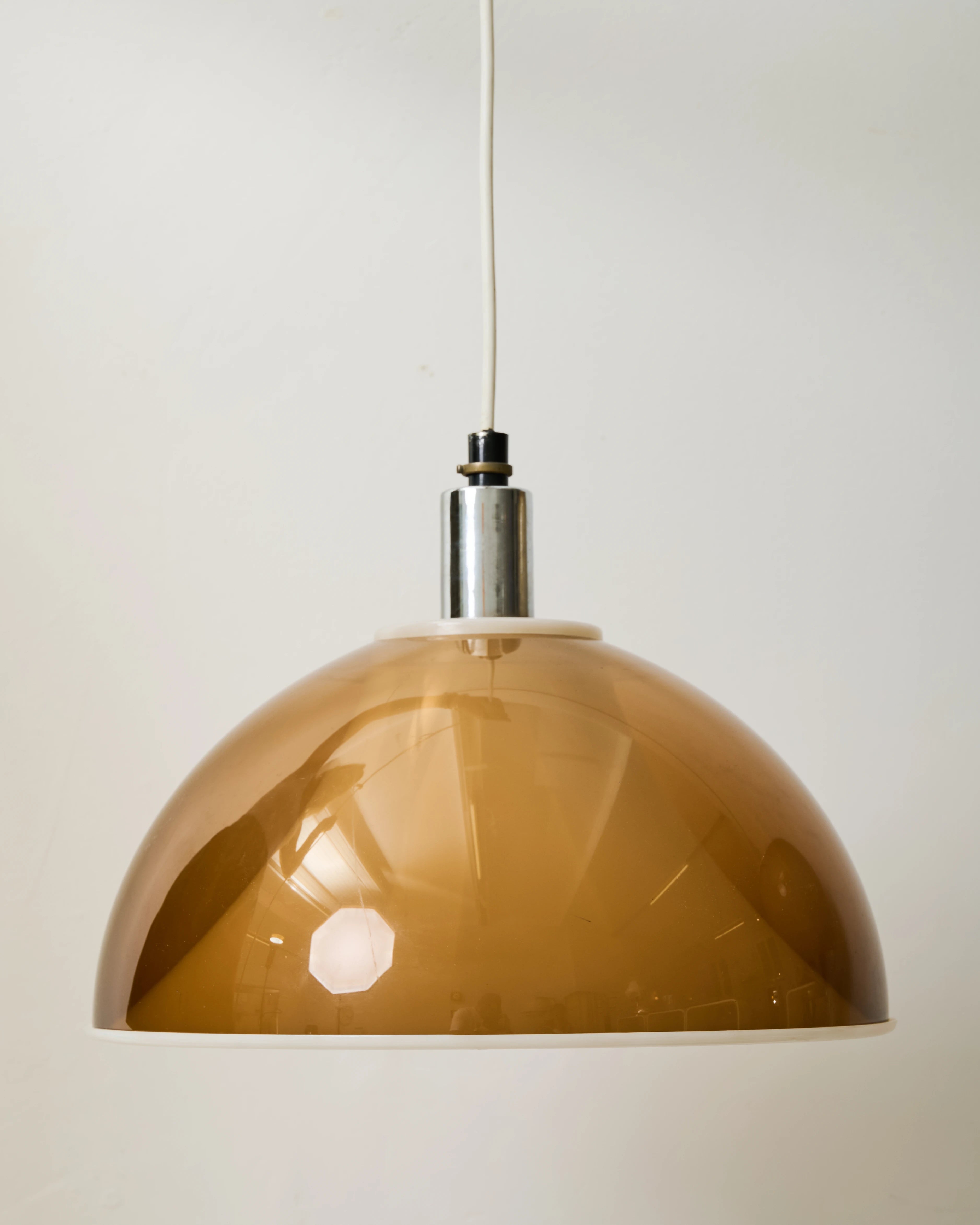 Plexiglas pendant lamp, design "Meblo", Guzzini, 1970s
