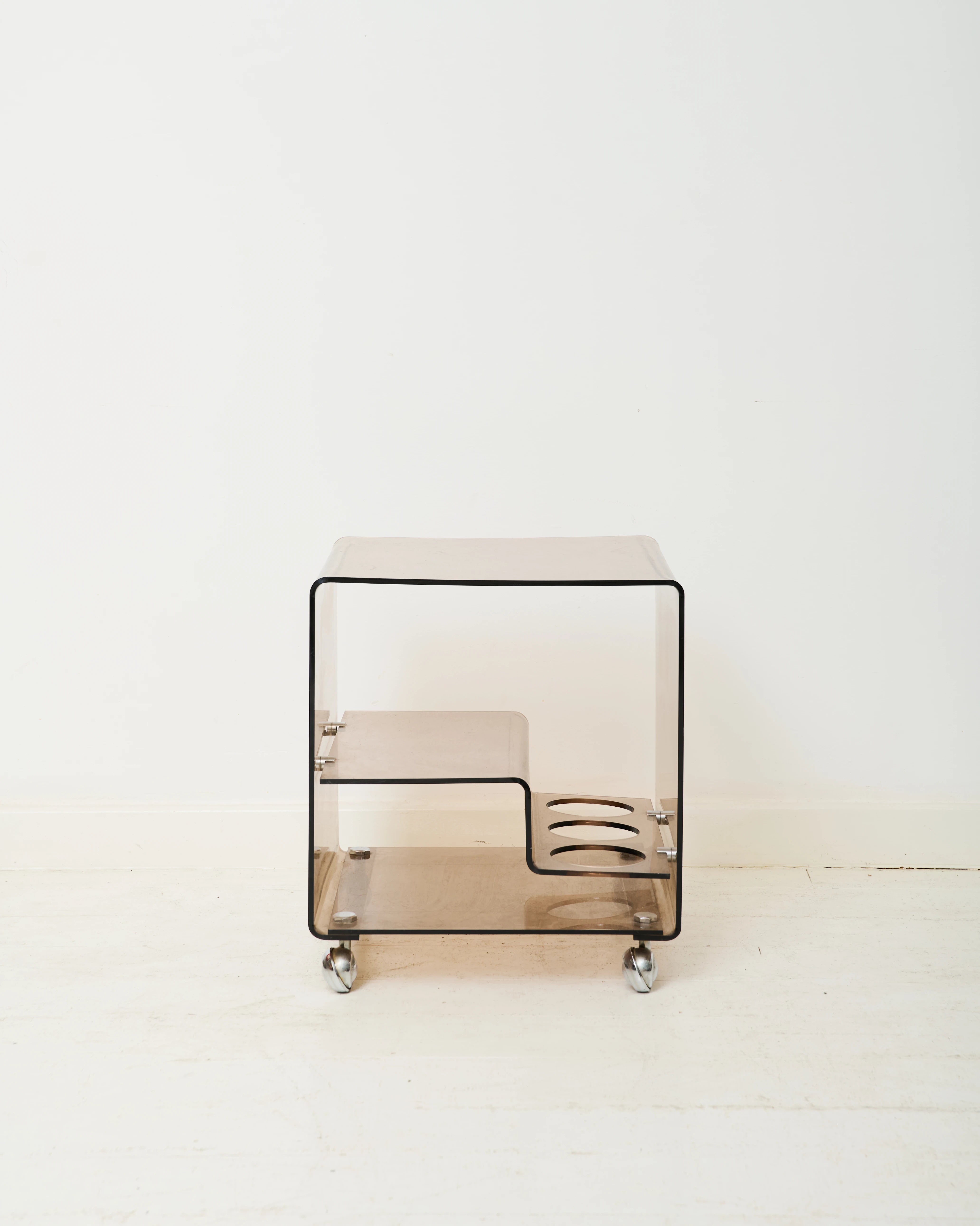 Table d'appoint mini-bar, Michel Dumas, Roche Bobois, 1970s